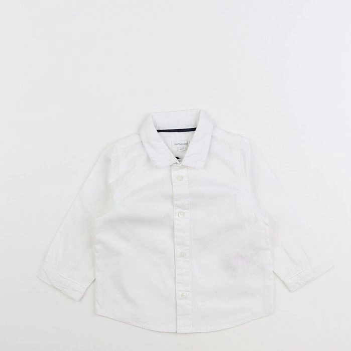 Vertbaudet - chemise blanc - 12 mois
