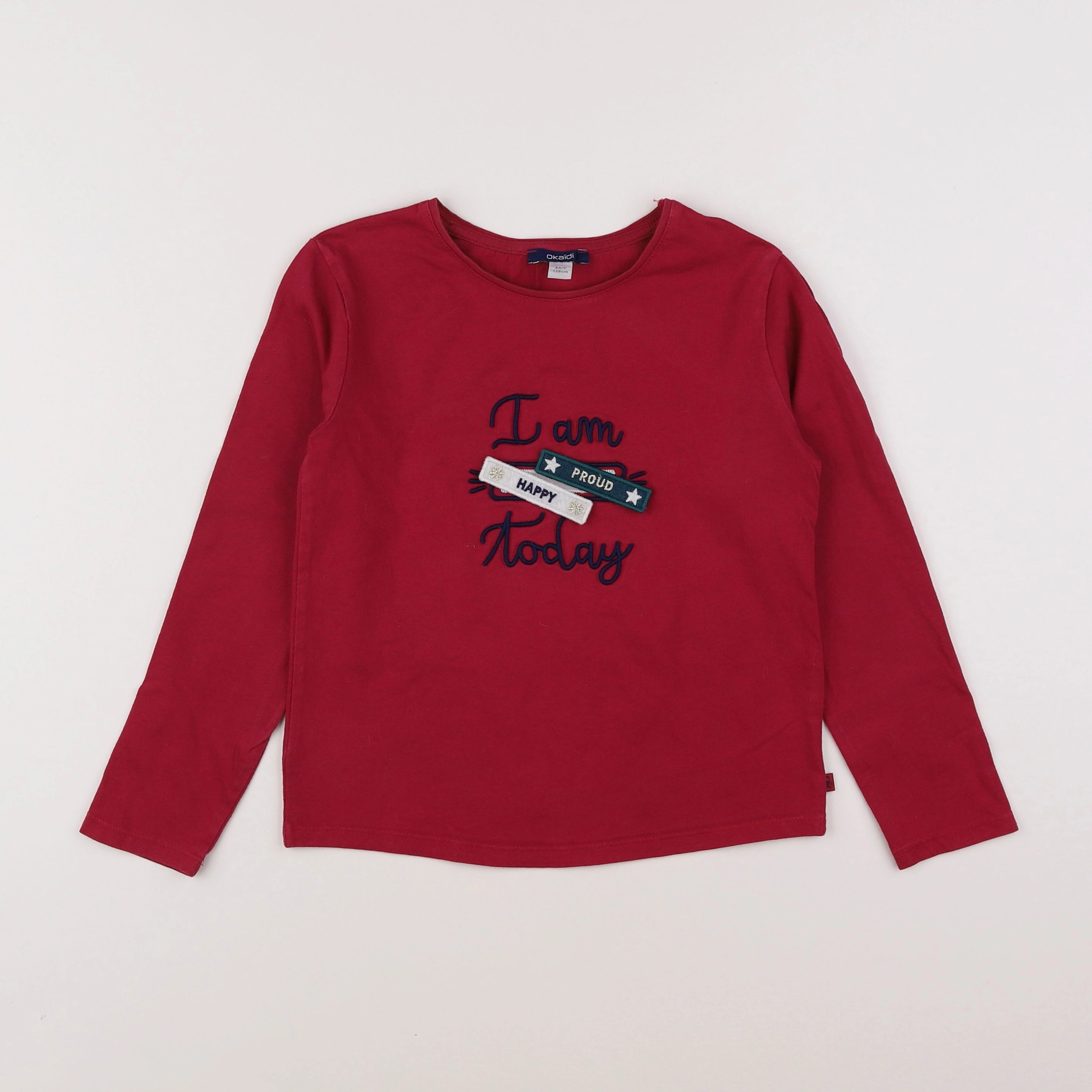 Okaidi - tee-shirt violet - 8 ans