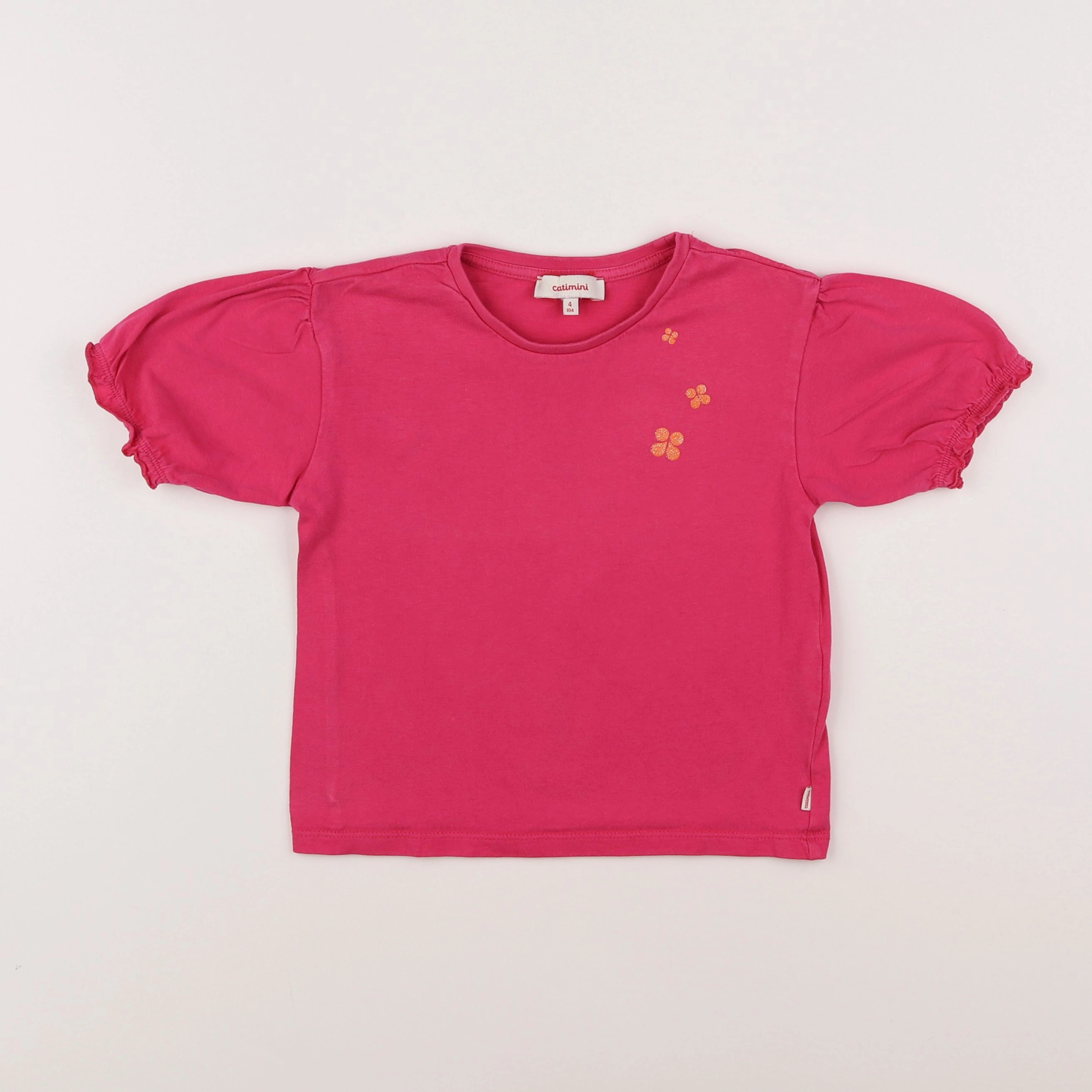 Catimini - tee-shirt rose - 4 ans