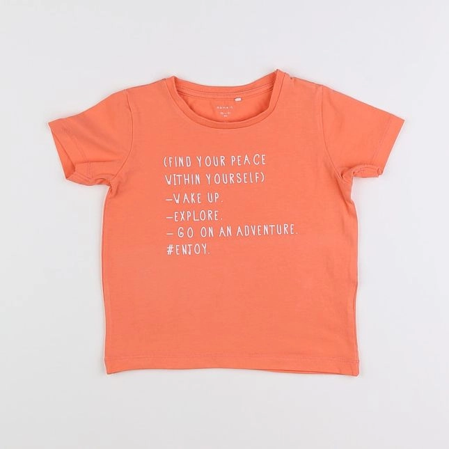 Name it - tee-shirt orange - 18 mois à 2 ans