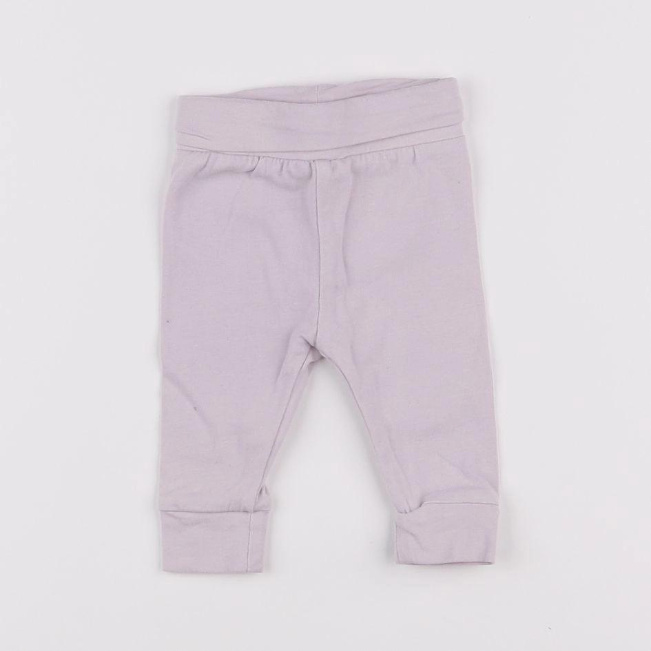 Vertbaudet - legging violet - 1 mois