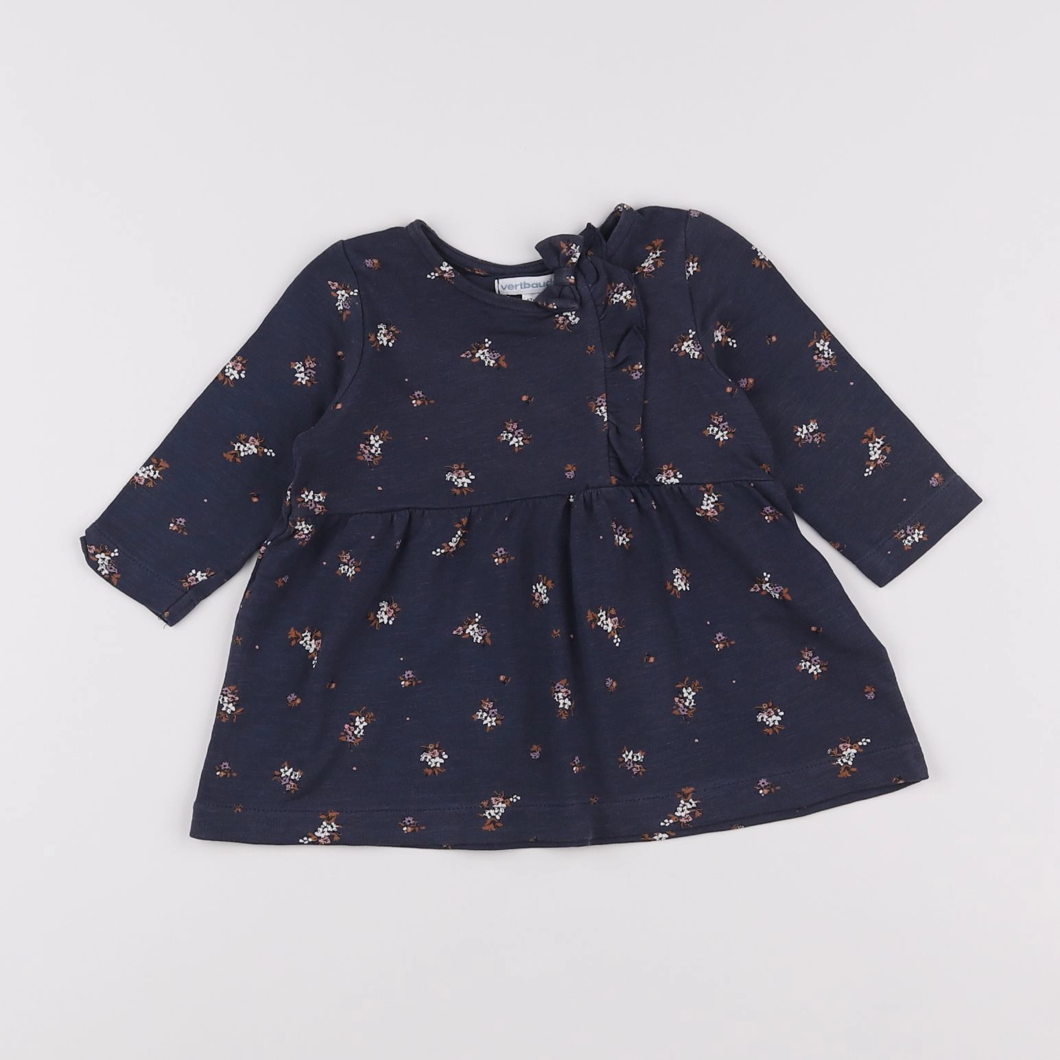 Vertbaudet - robe bleu - 6 mois