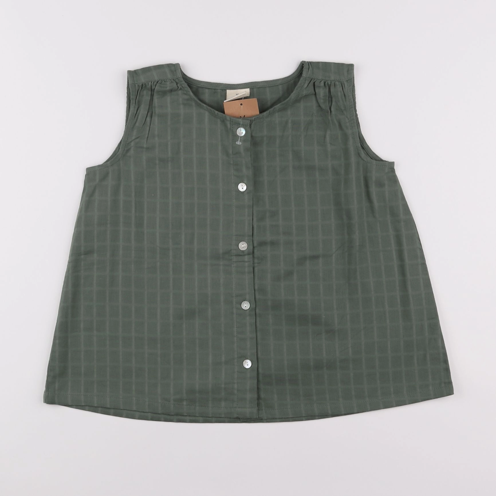 Lililotte - blouse vert - 10 ans