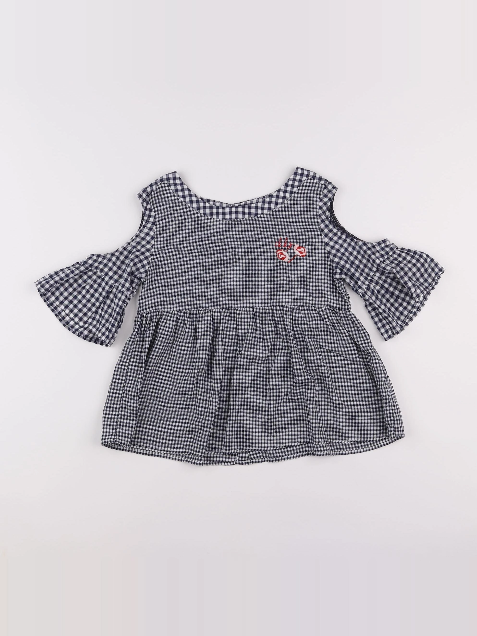 IKKS - blouse gris - 10 ans