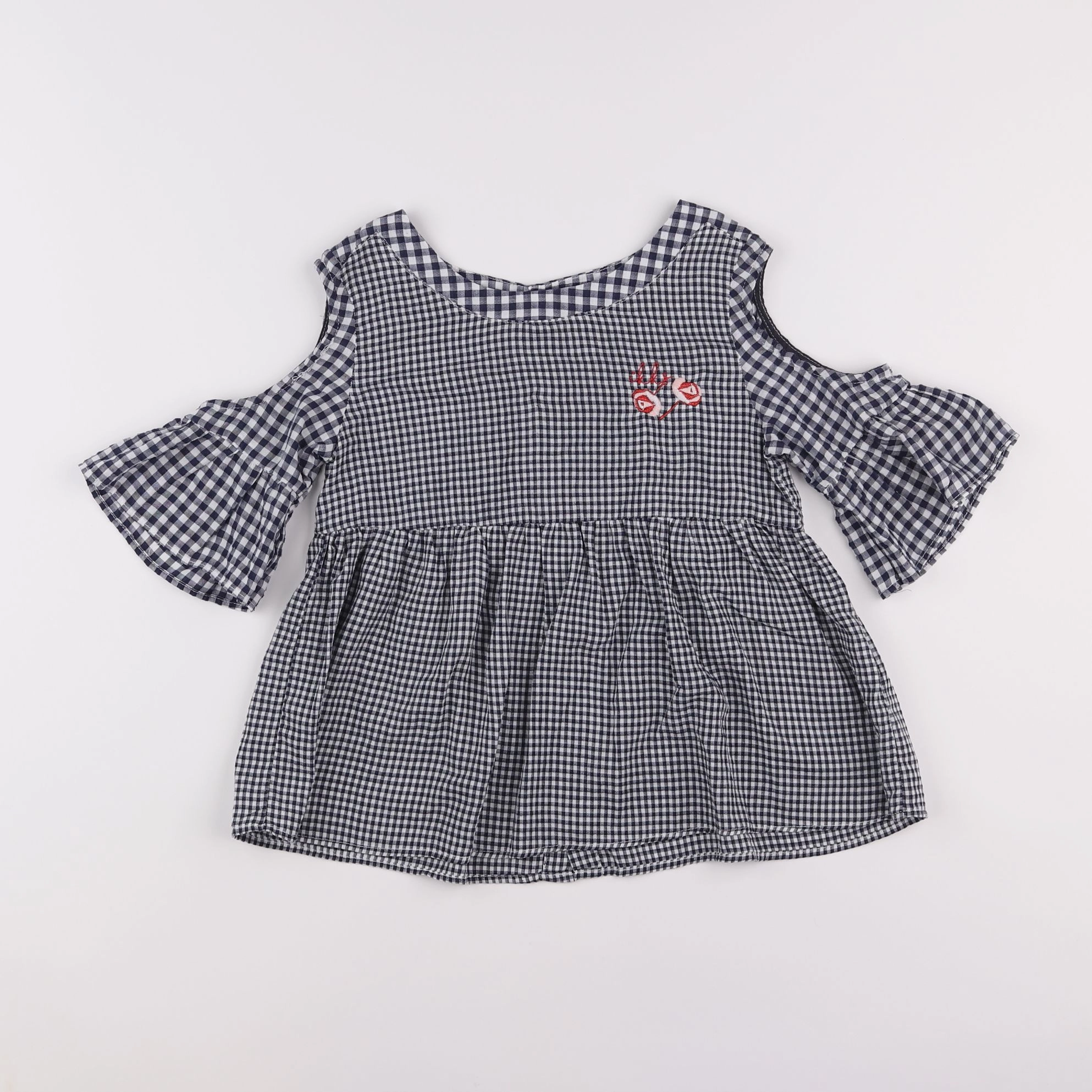 IKKS - blouse gris - 10 ans