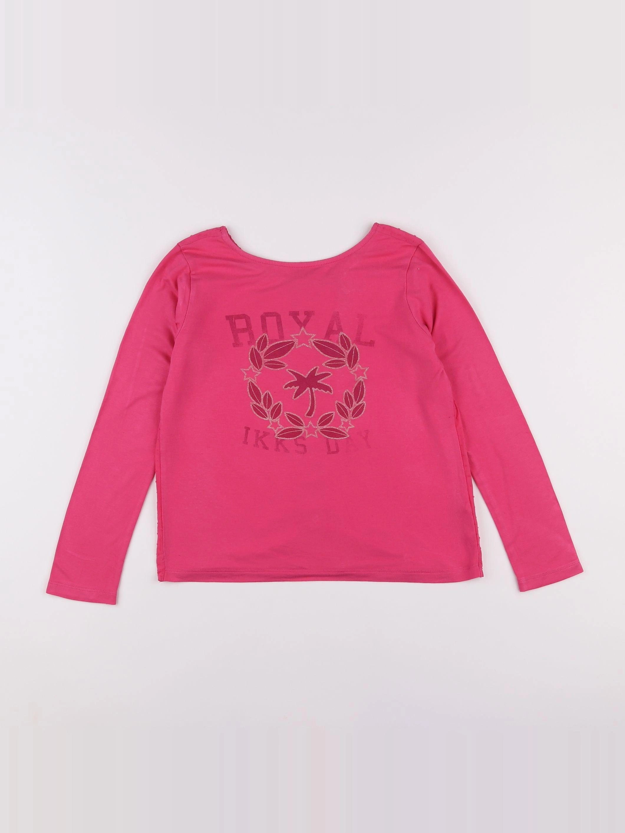 IKKS - tee-shirt rose - 10 ans