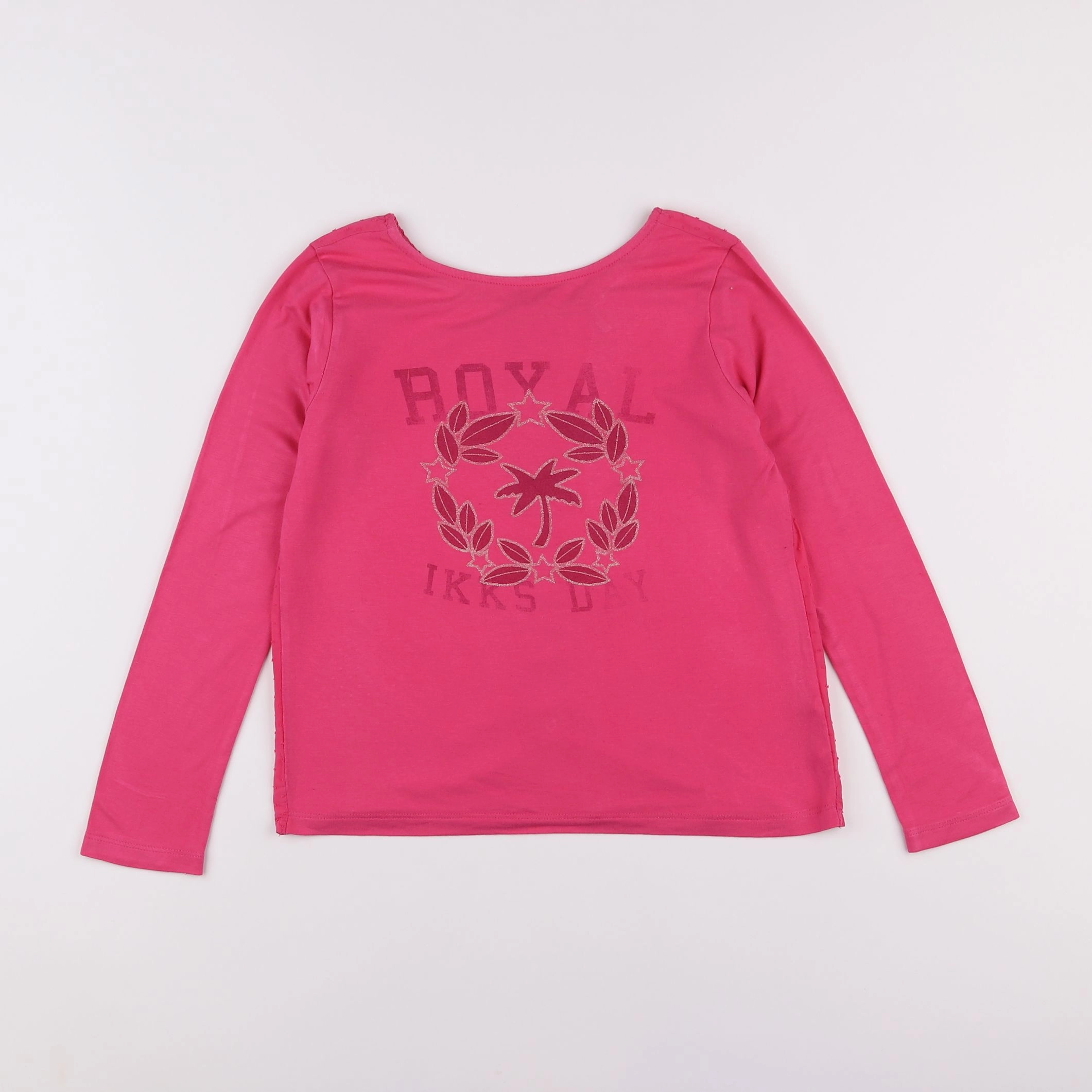 IKKS - tee-shirt rose - 10 ans