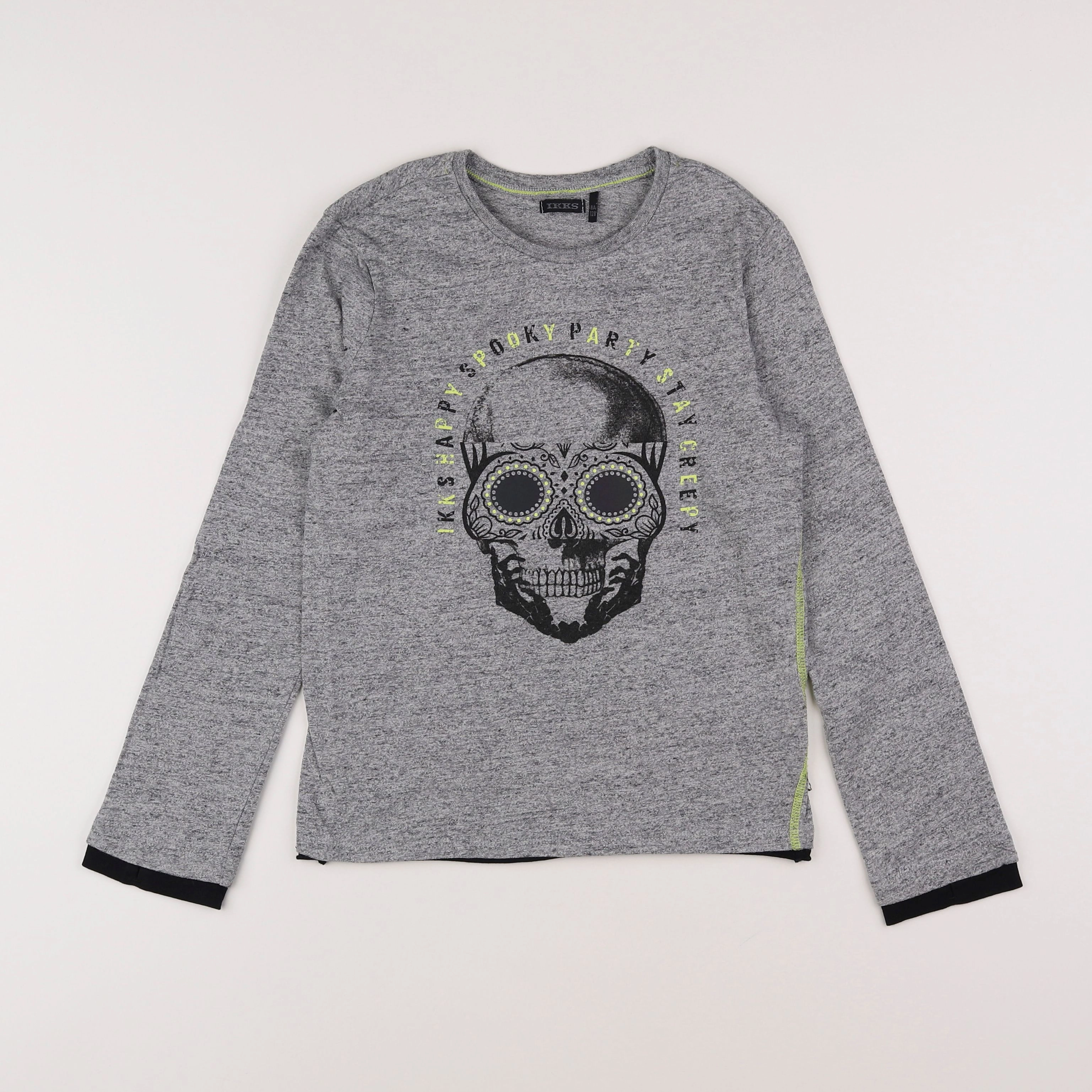 IKKS - tee-shirt gris - 8 ans