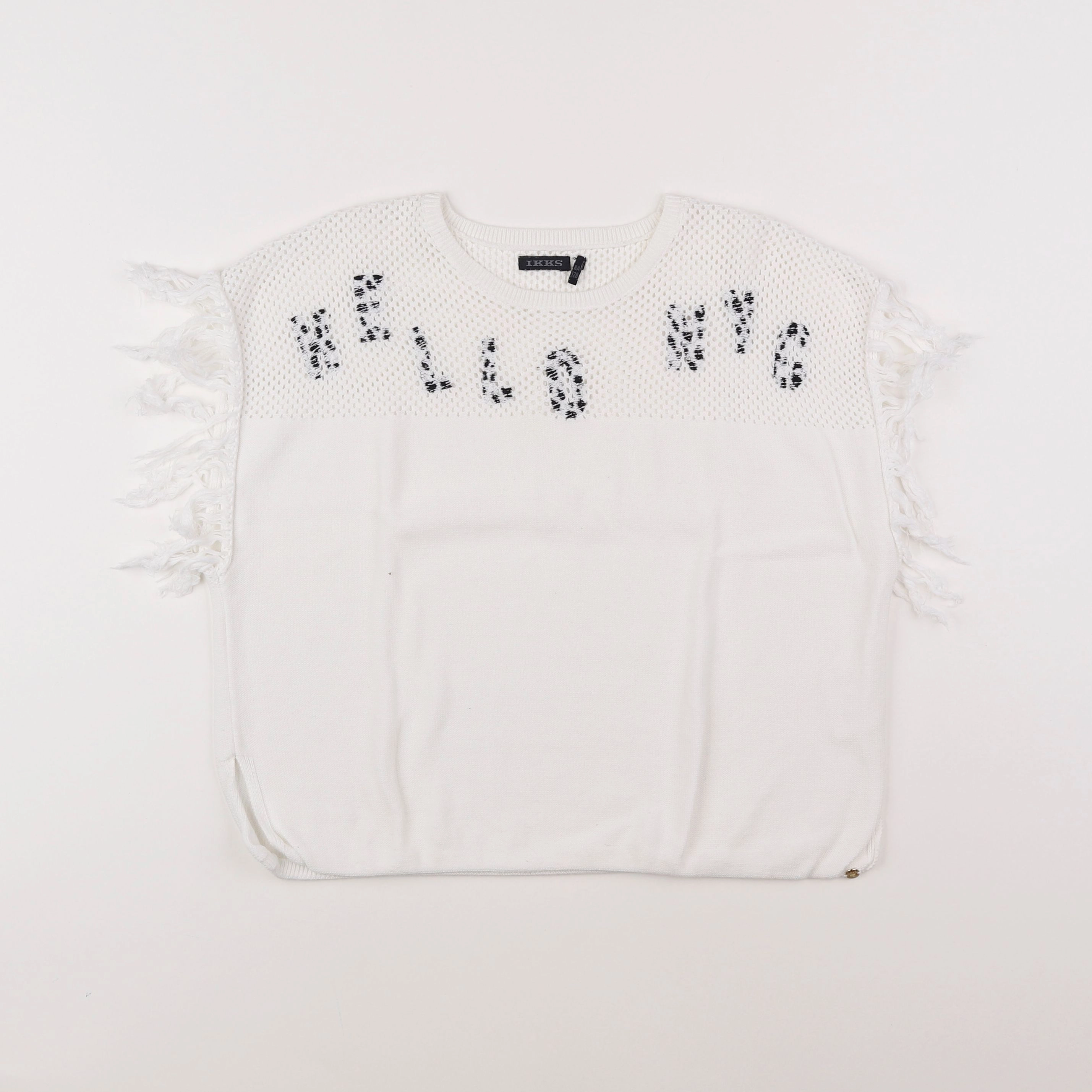 IKKS - pull blanc - 8 ans