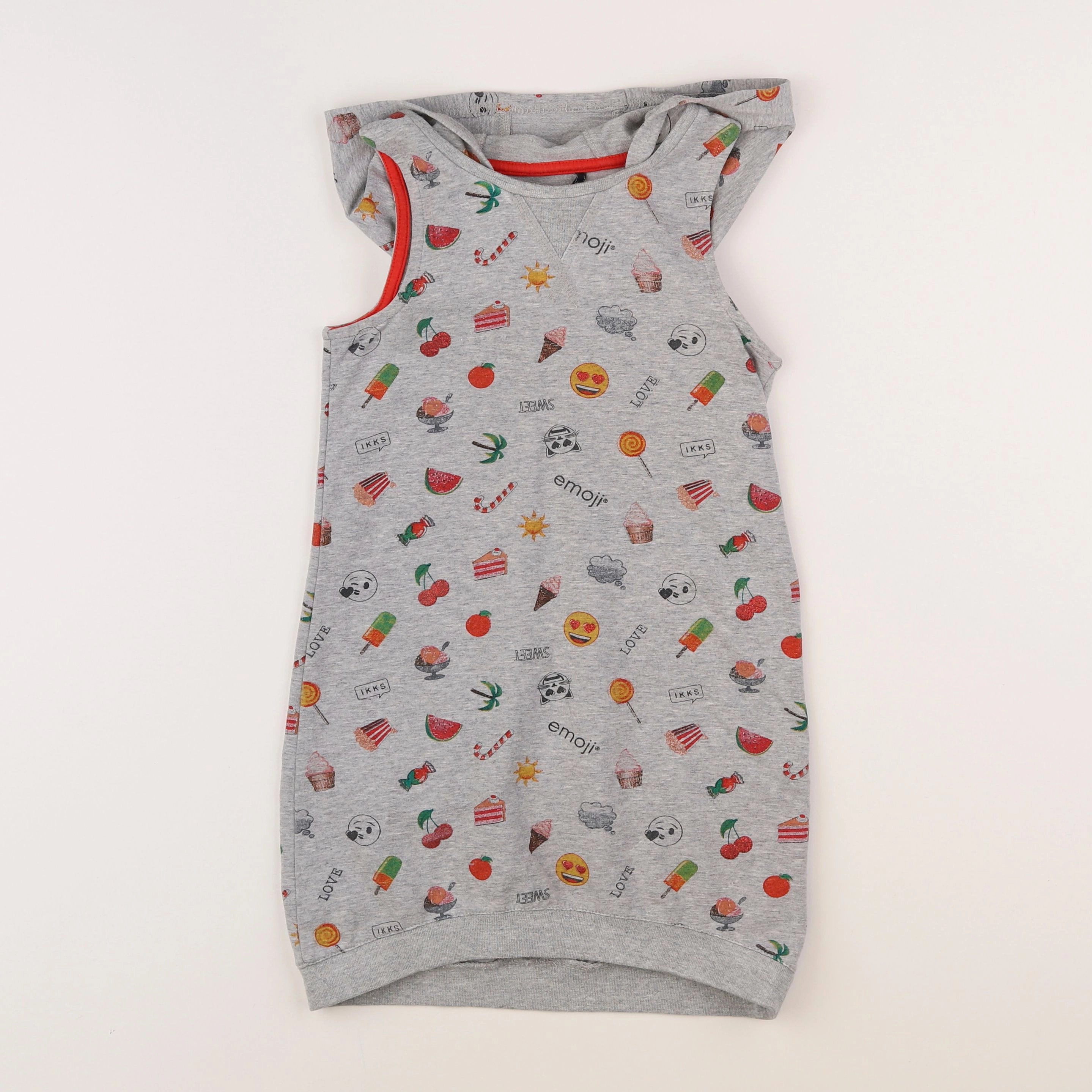 IKKS - robe gris - 8 ans