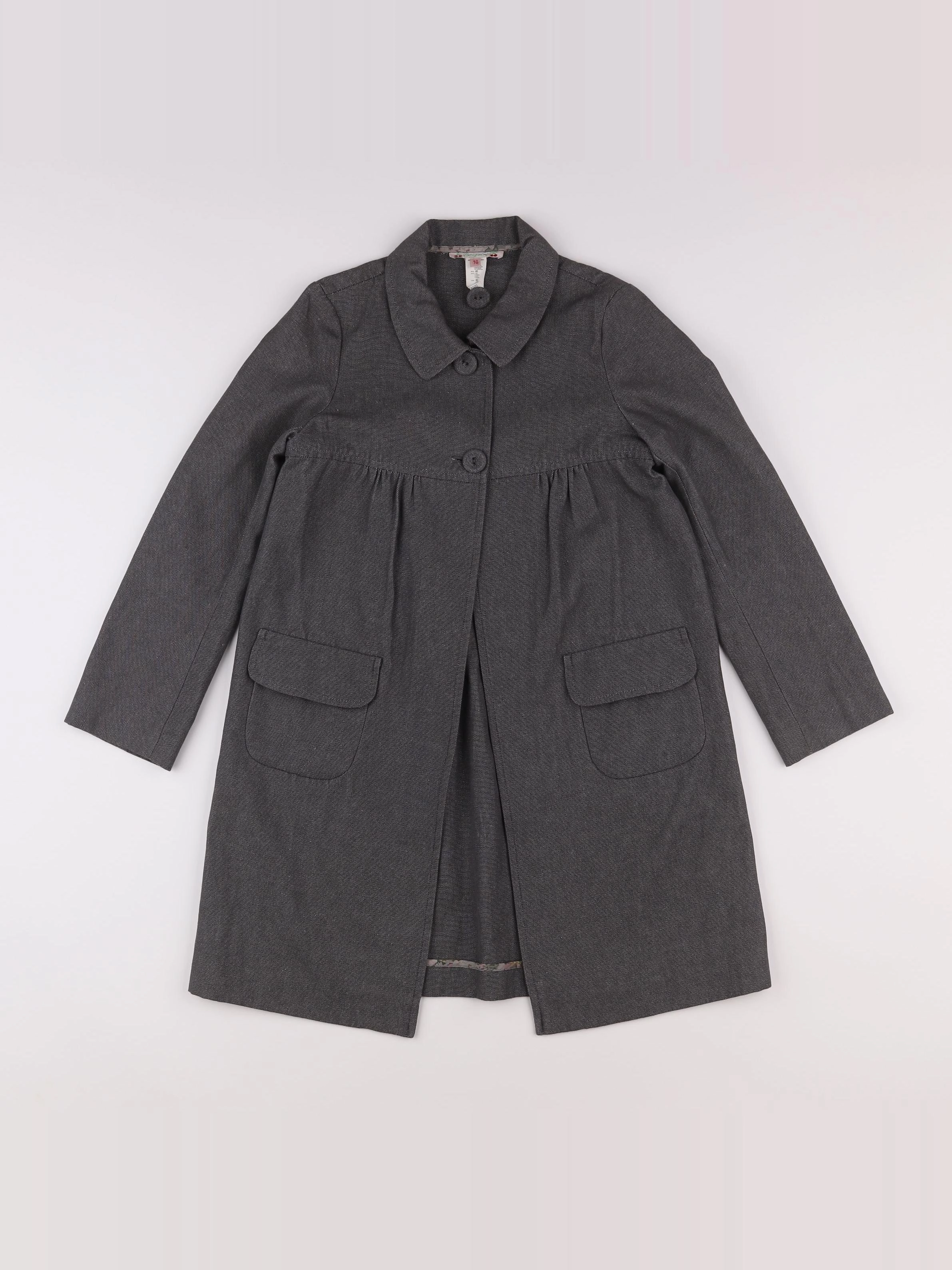 Bonpoint - veste gris - 10 ans