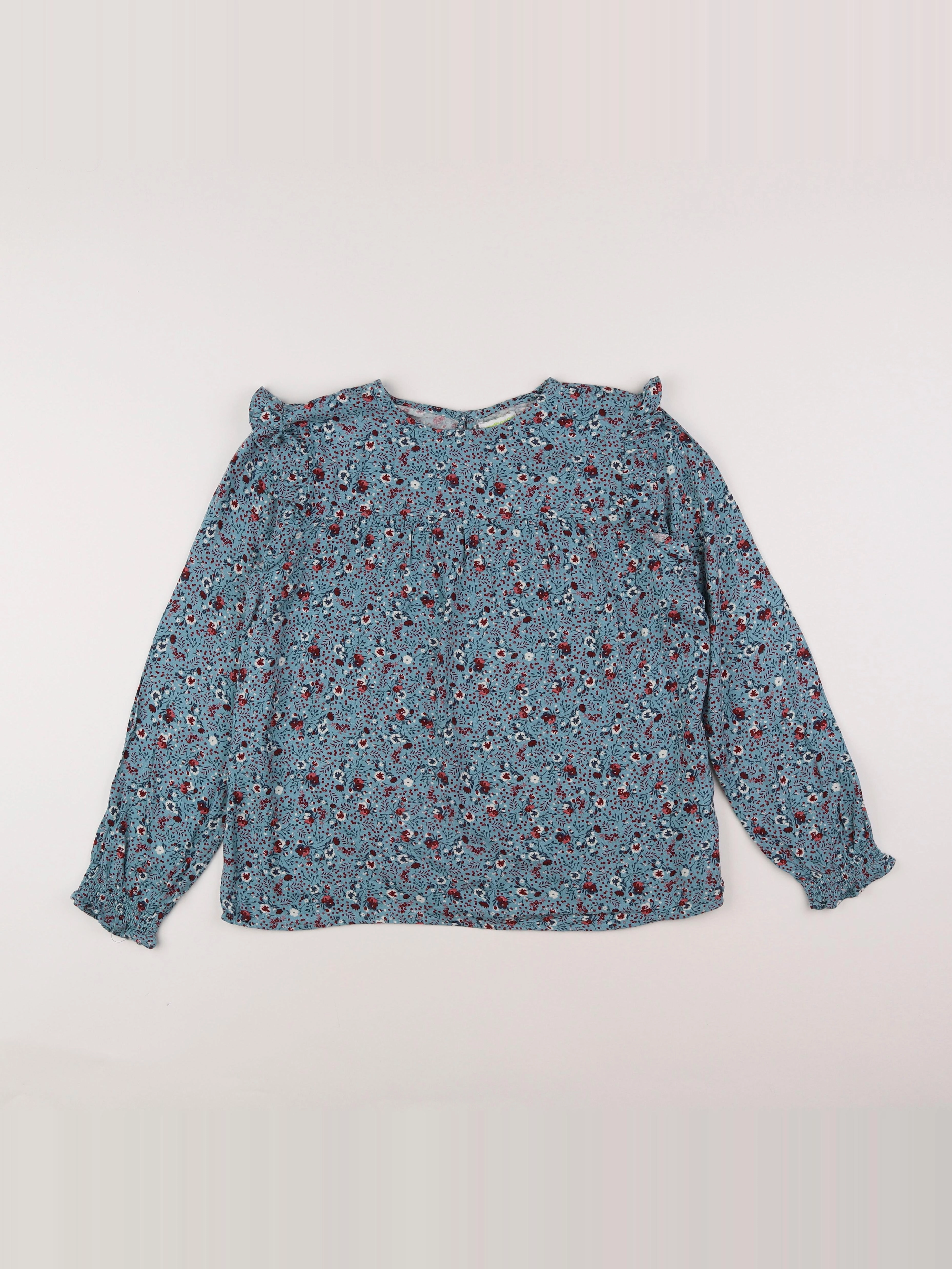 Vertbaudet - blouse bleu - 12 ans