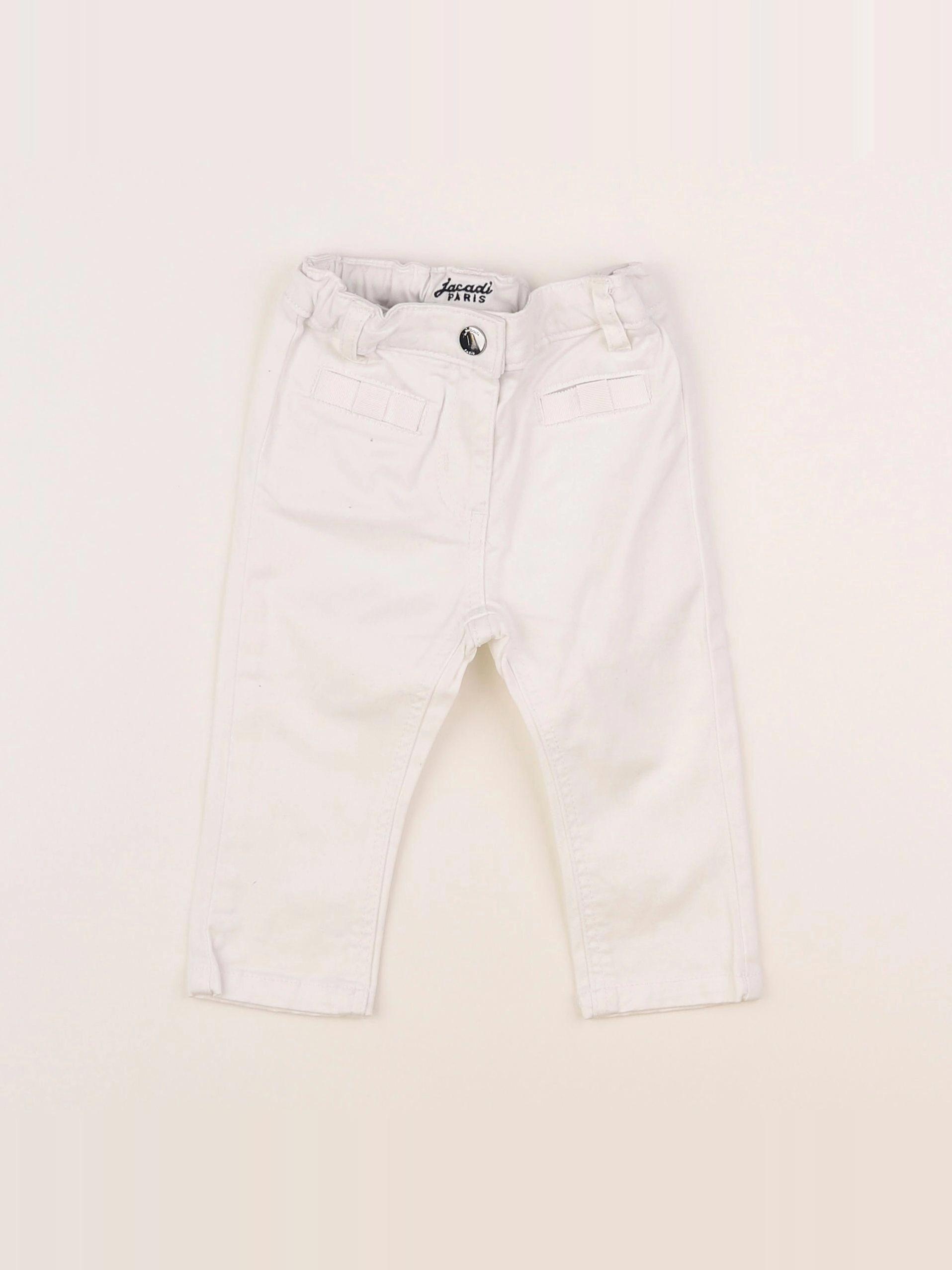 Jacadi - pantalon blanc - 12 mois