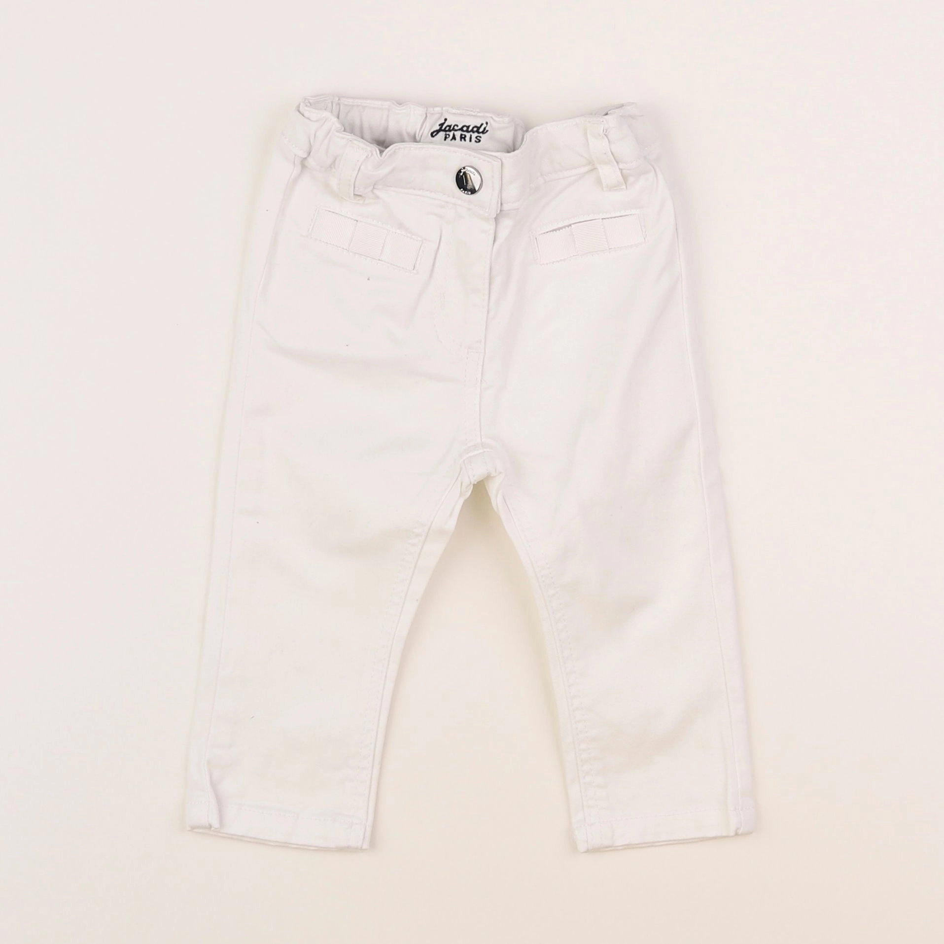 Jacadi - pantalon blanc - 12 mois