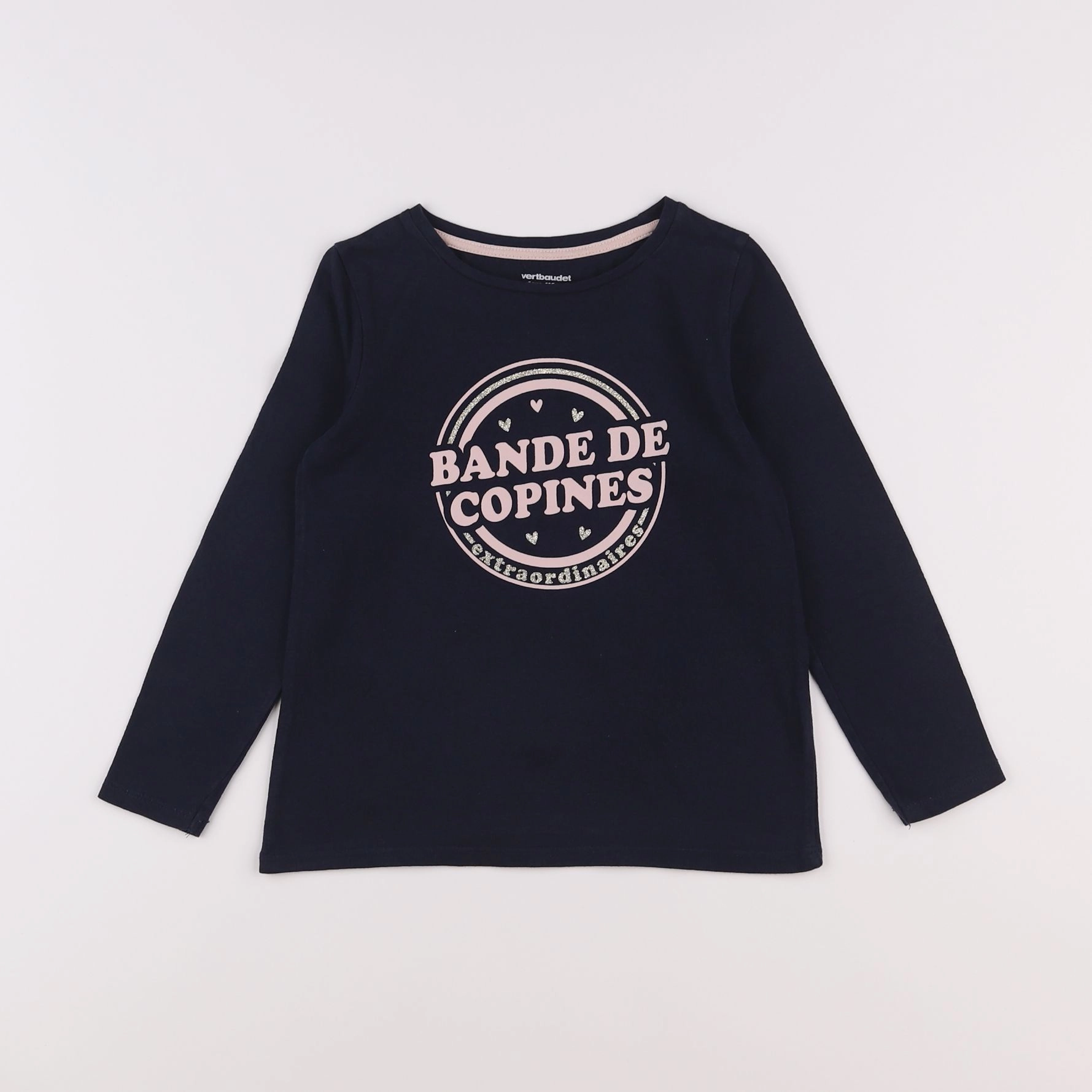 Vertbaudet - tee-shirt bleu - 6 ans