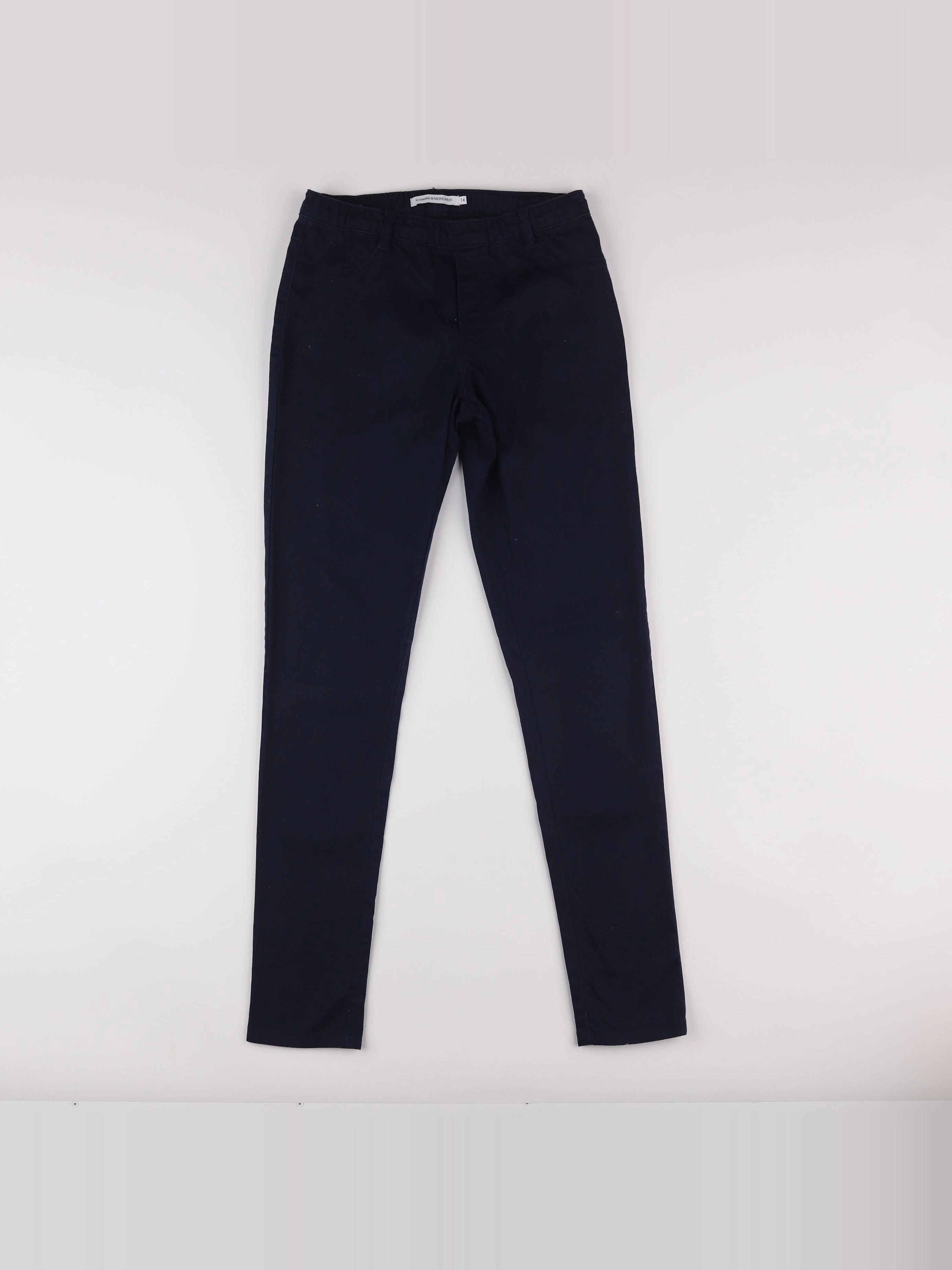 Monoprix - pantalon bleu - 14 ans