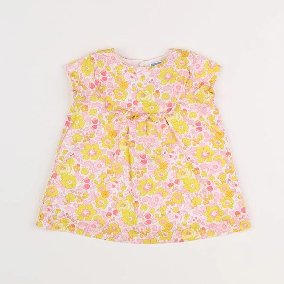 Jacadi - blouse liberty jaune - 3 mois