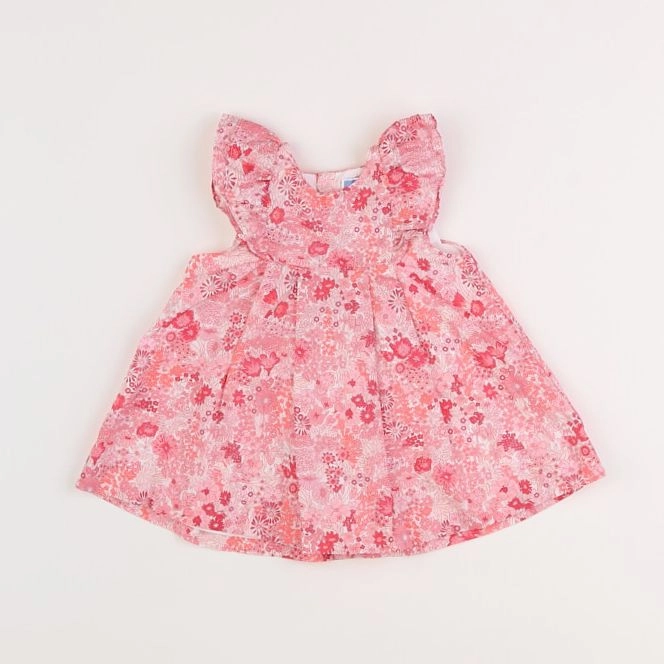 Jacadi - robe liberty rose - 6 mois