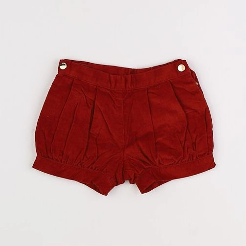 Jacadi - short rouge - 12 mois