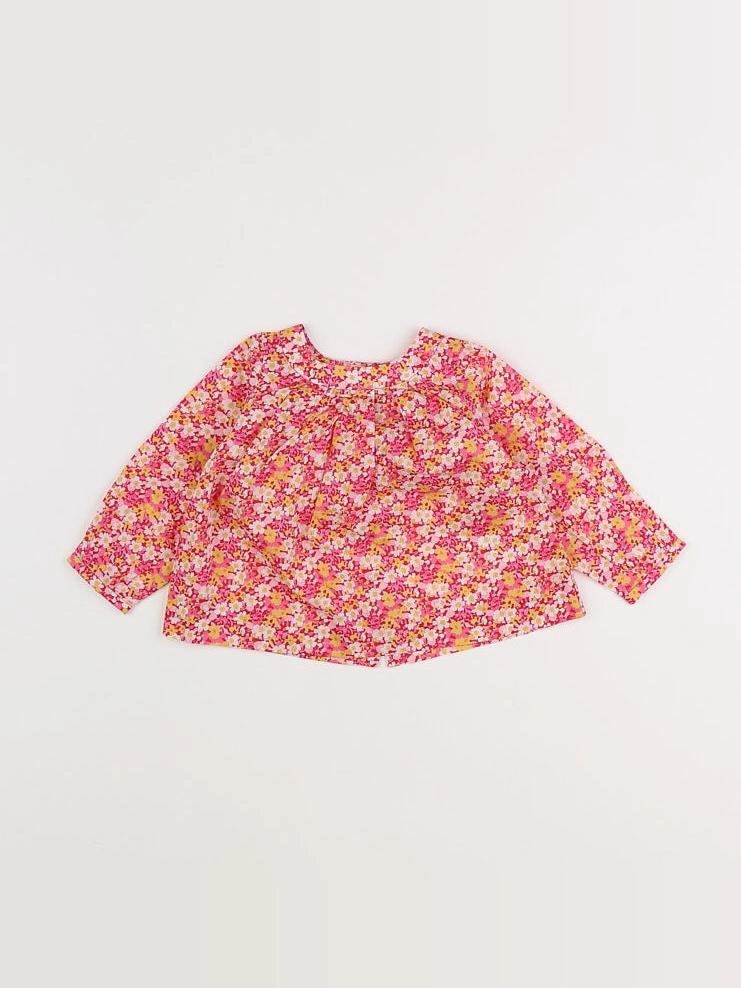 Jacadi - blouse liberty multicolore - 6 mois