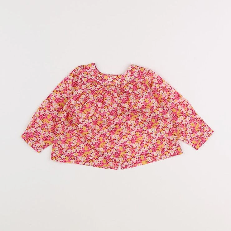 Jacadi - blouse liberty multicolore - 6 mois