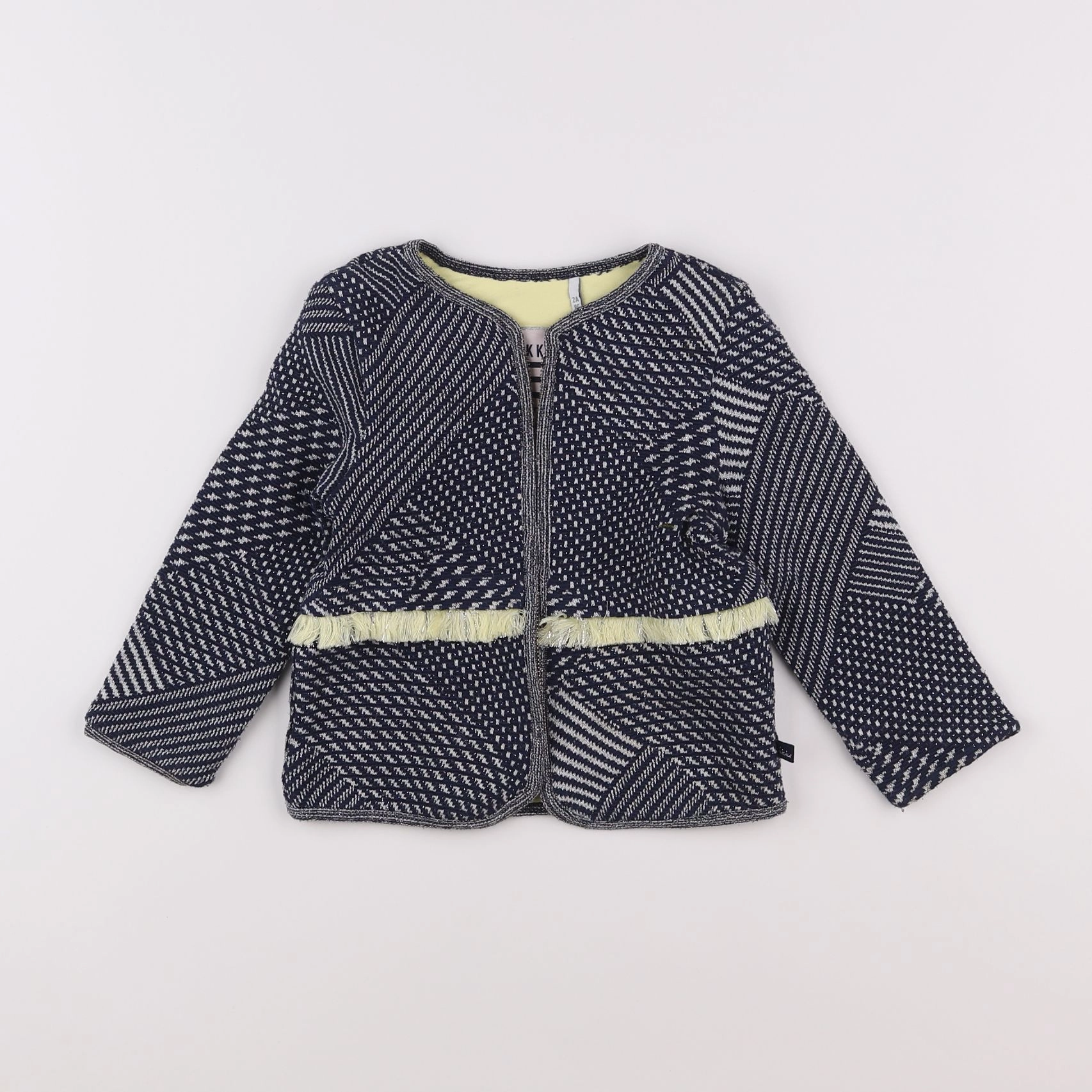 IKKS - veste bleu, jaune - 2 ans