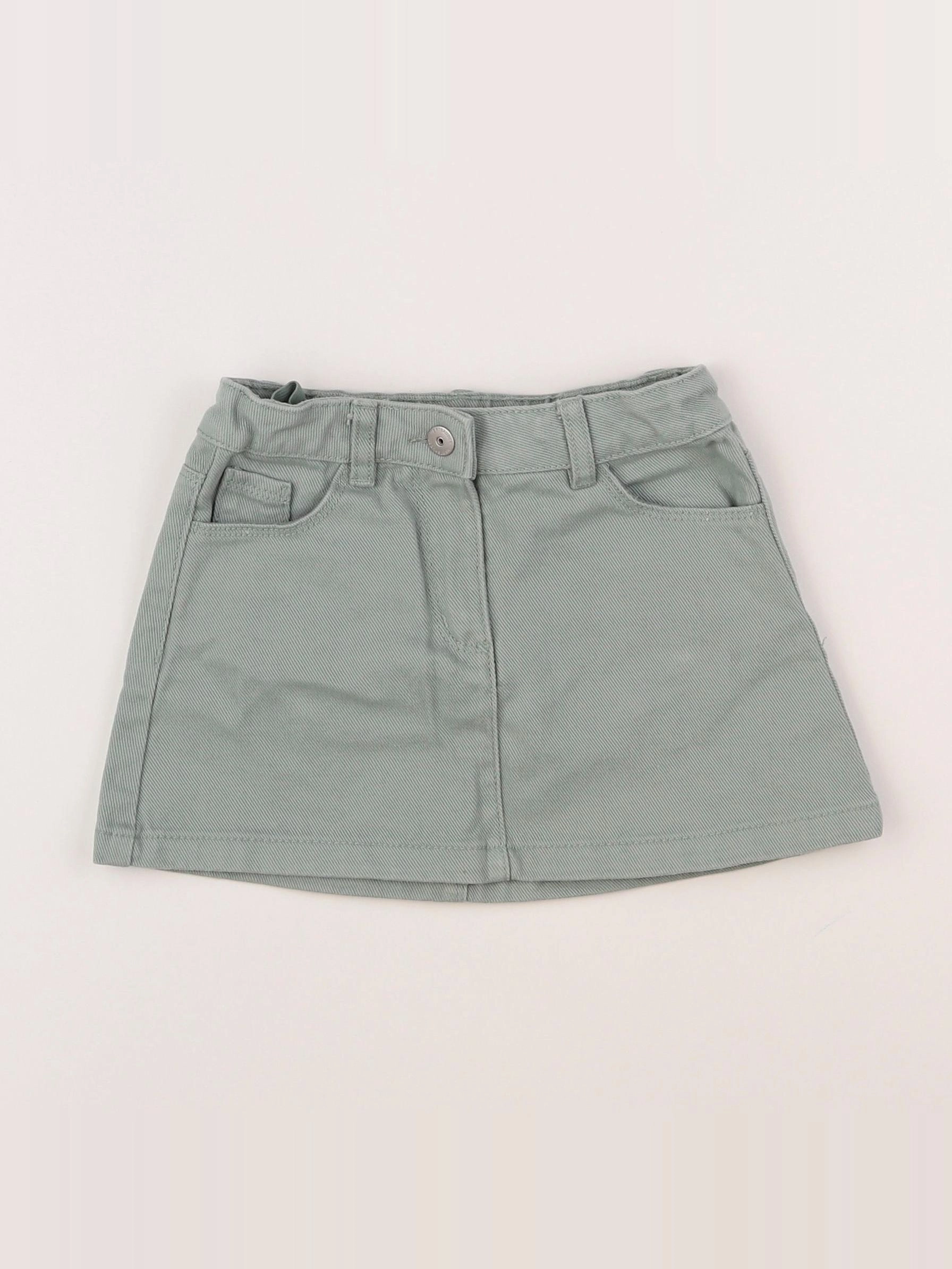 Vertbaudet - jupe vert - 4 ans