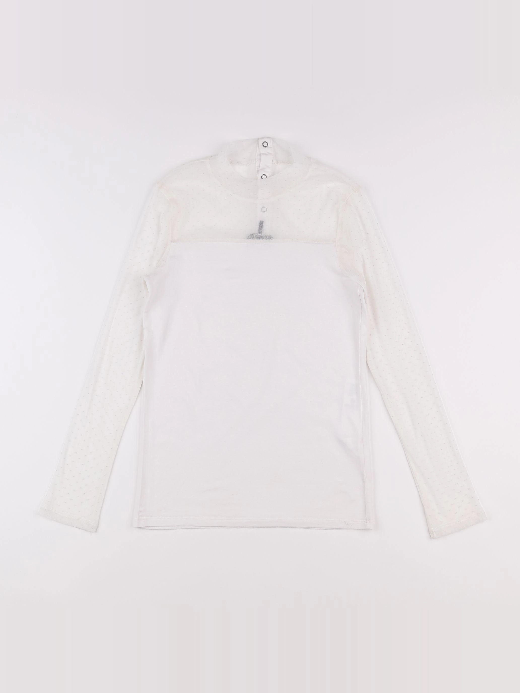 IKKS - tee-shirt blanc - 12 ans