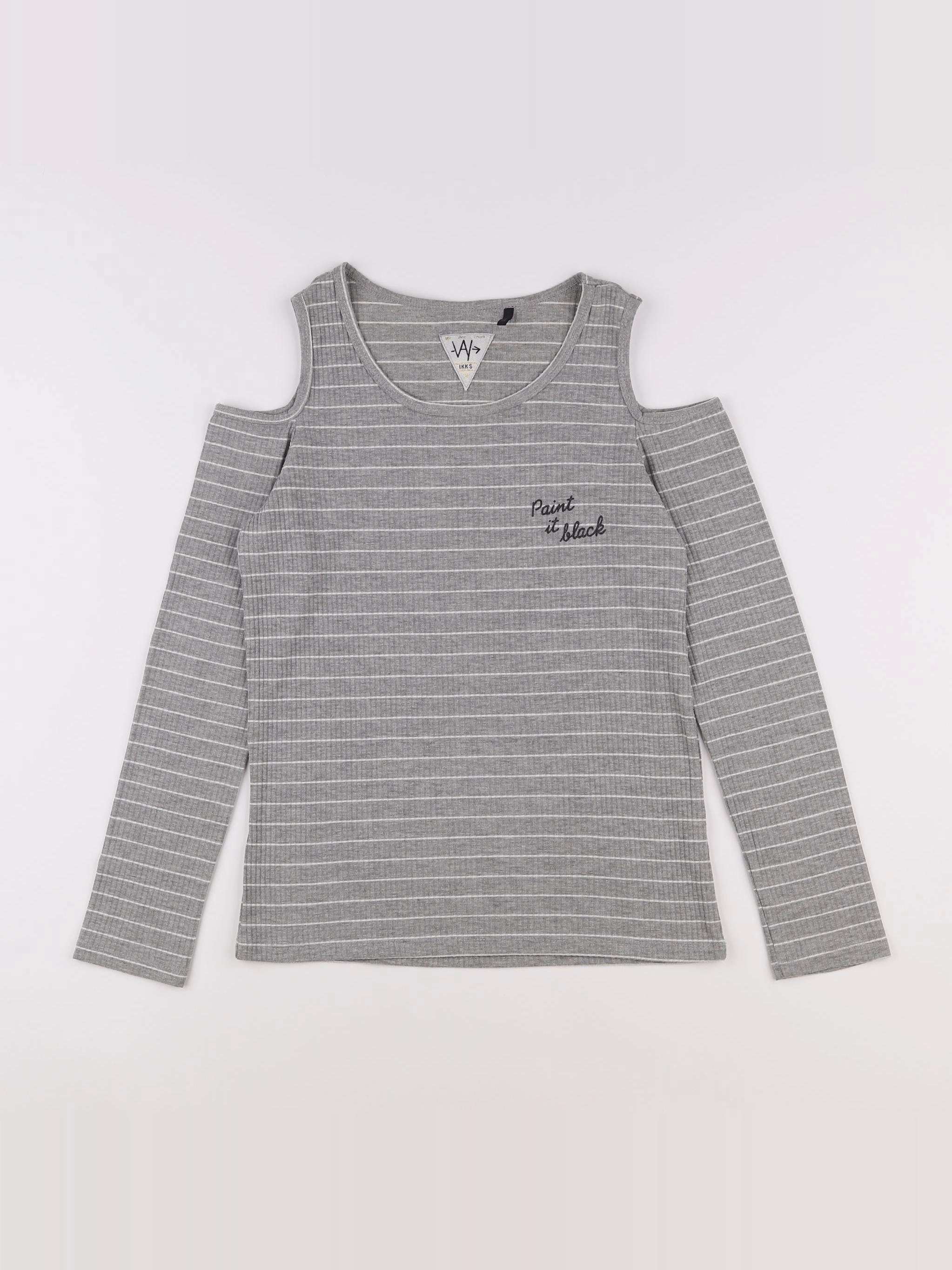 IKKS - tee-shirt gris - 12 ans