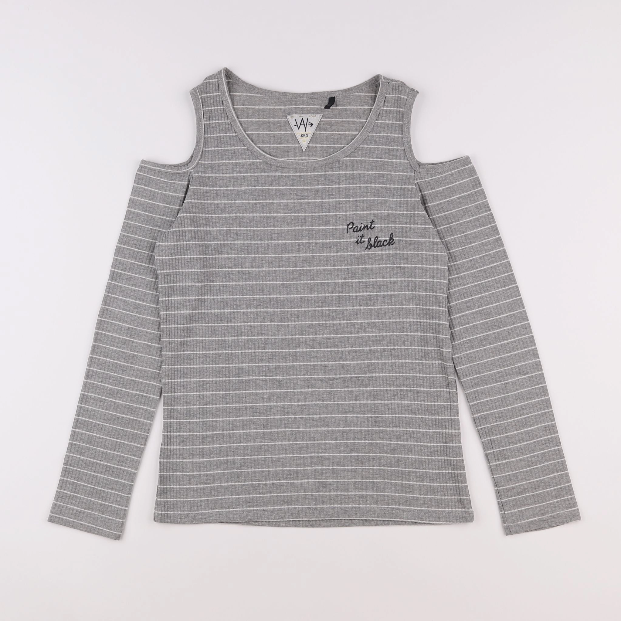IKKS - tee-shirt gris - 12 ans