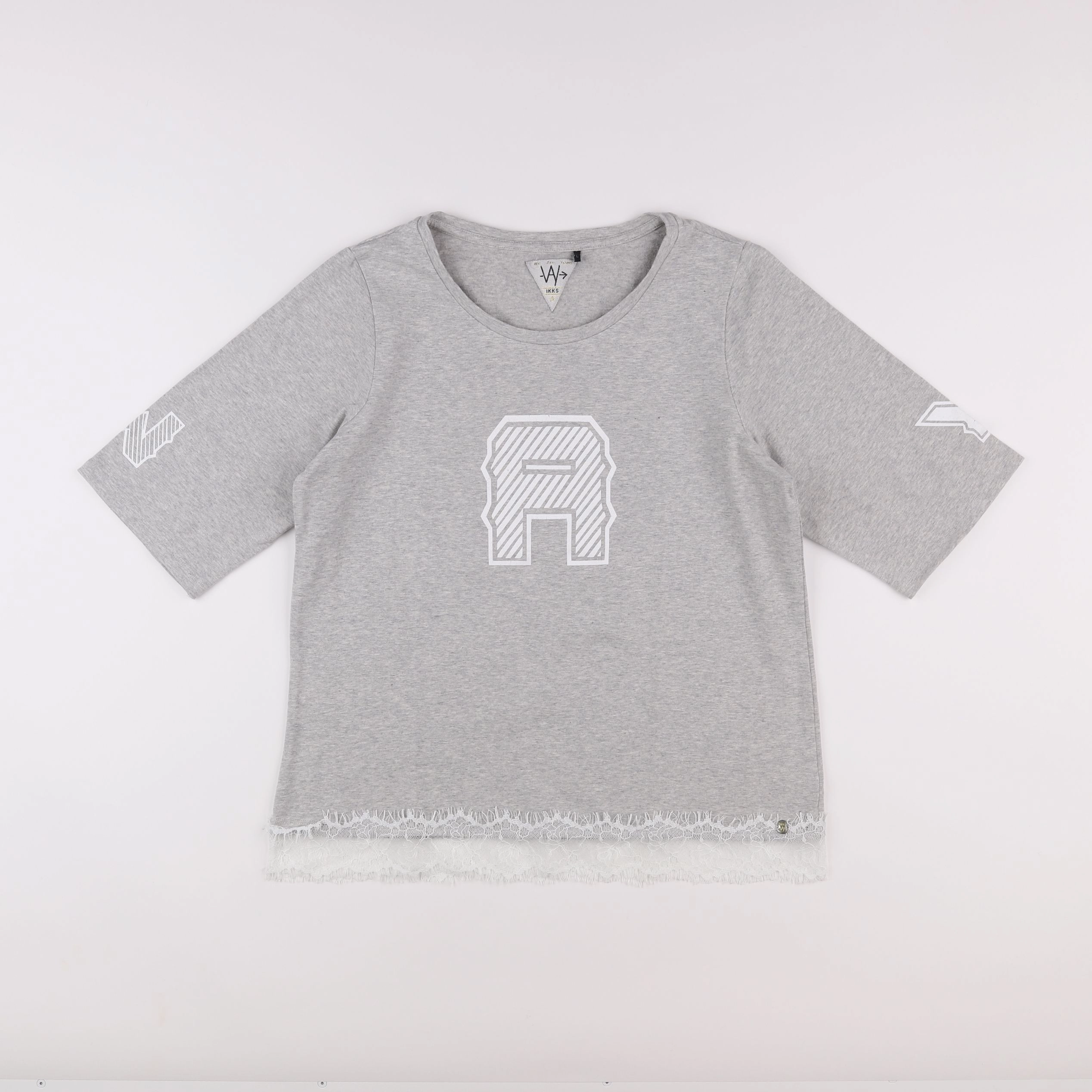 IKKS - tee-shirt gris - 16 ans