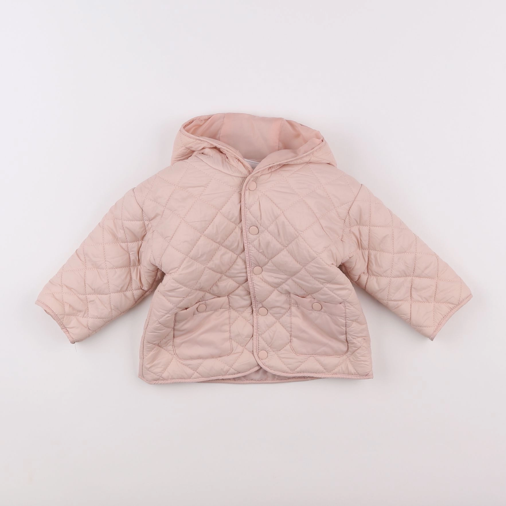 Vertbaudet - doudoune rose - 12 mois