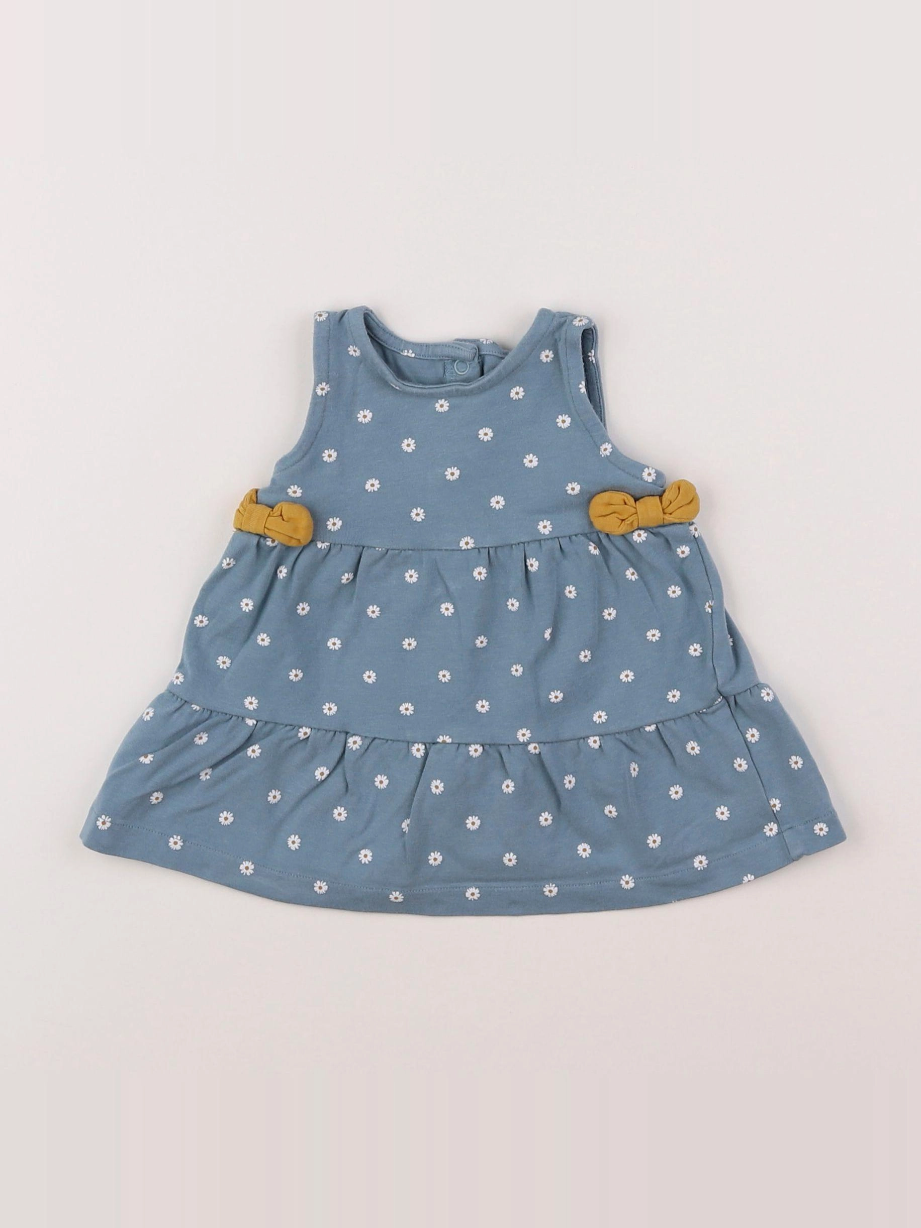 Vertbaudet - robe bleu - 3 mois