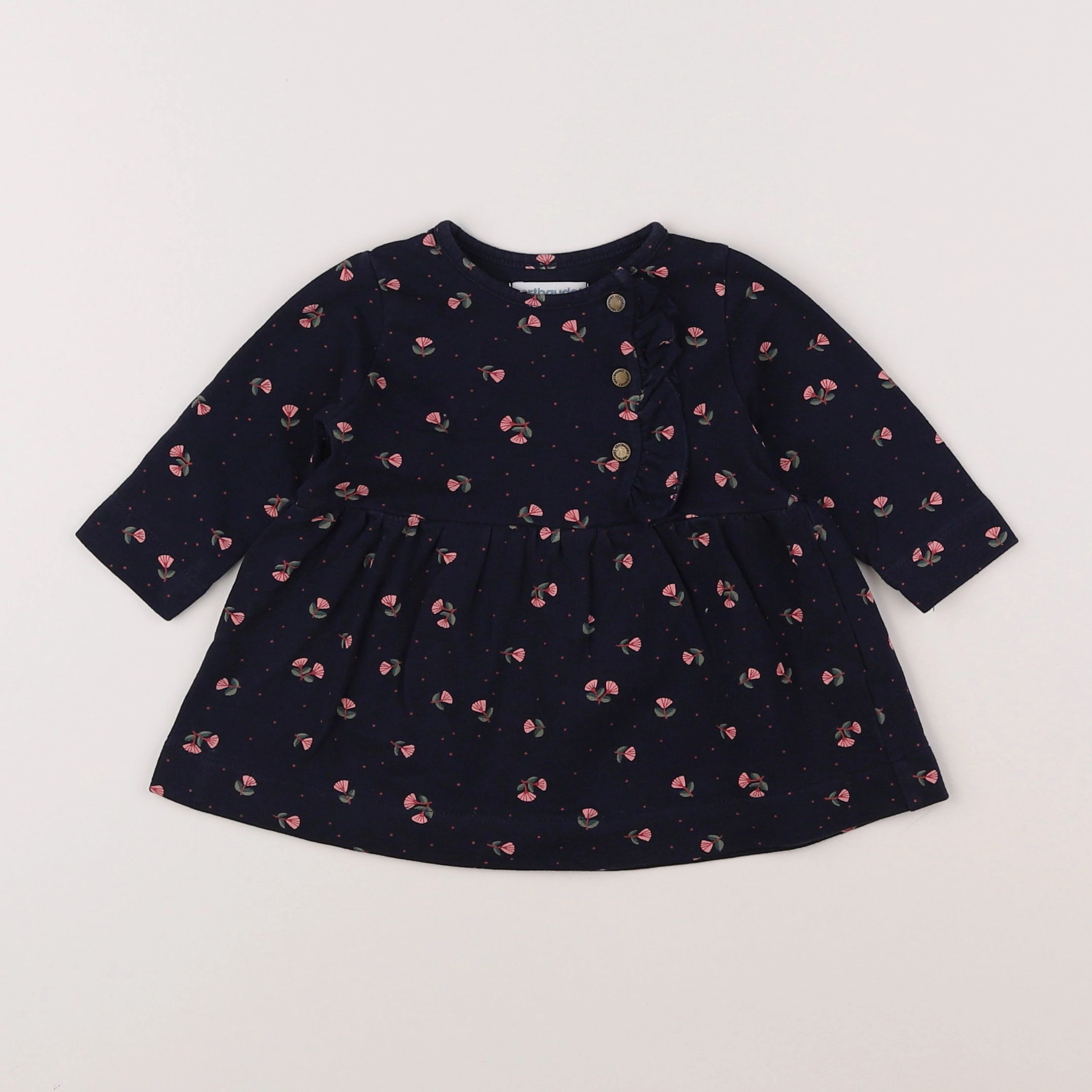 Vertbaudet - robe bleu - 3 mois