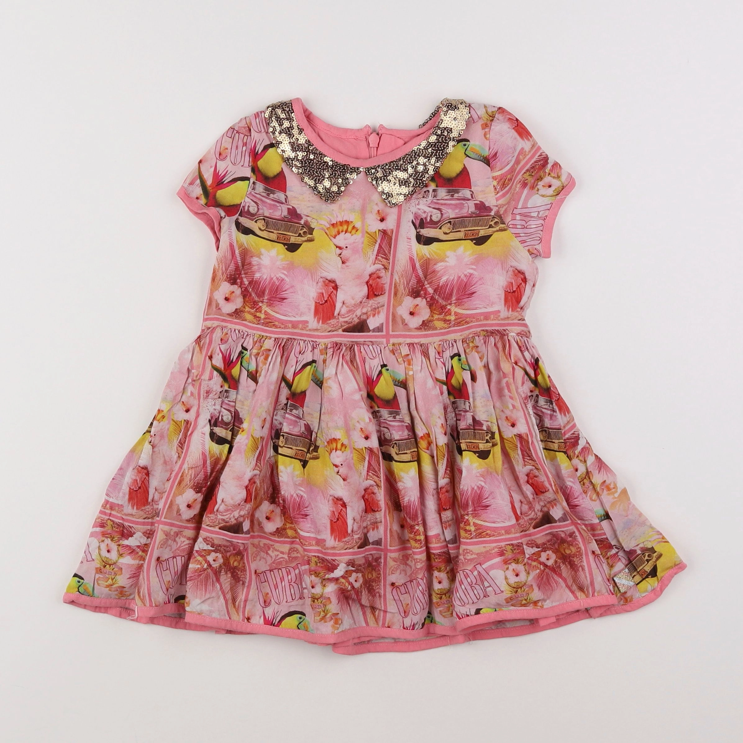 Billie Blush - robe multicolore - 2 ans