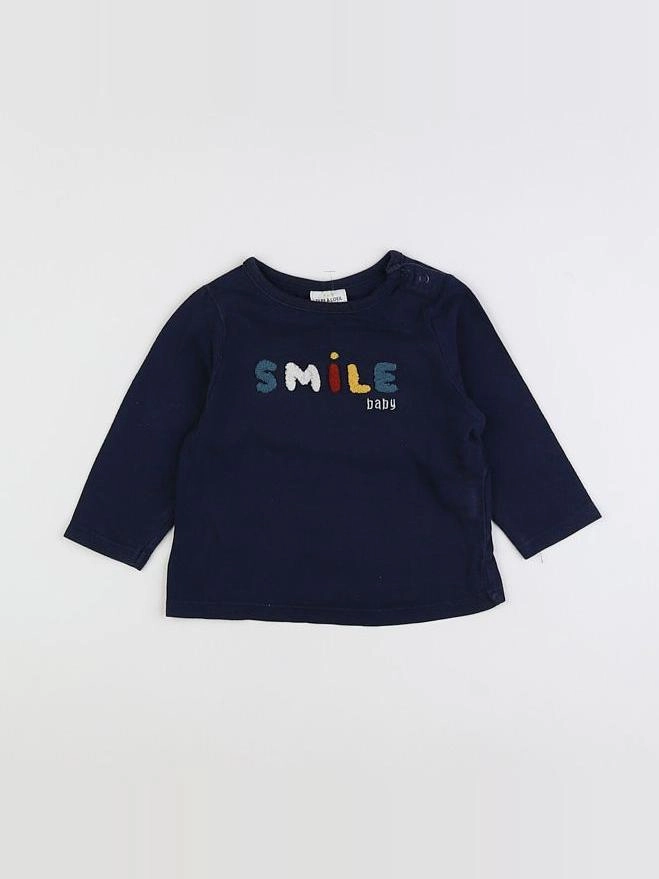 Tape à l'oeil - tee-shirt bleu - 6 mois