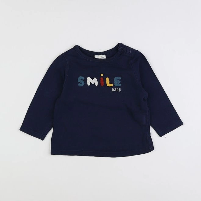 Tape à l'oeil - tee-shirt bleu - 6 mois
