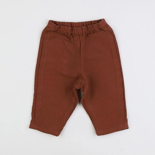 Bonton - pantalon marron - 6 mois