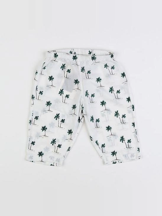 Bonton - pantalon blanc - 6 mois