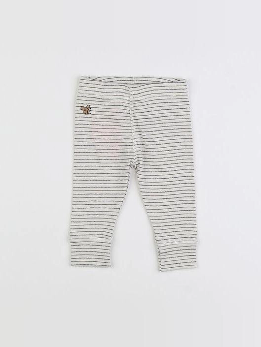 Emile et Ida - legging beige, argent - 6 mois