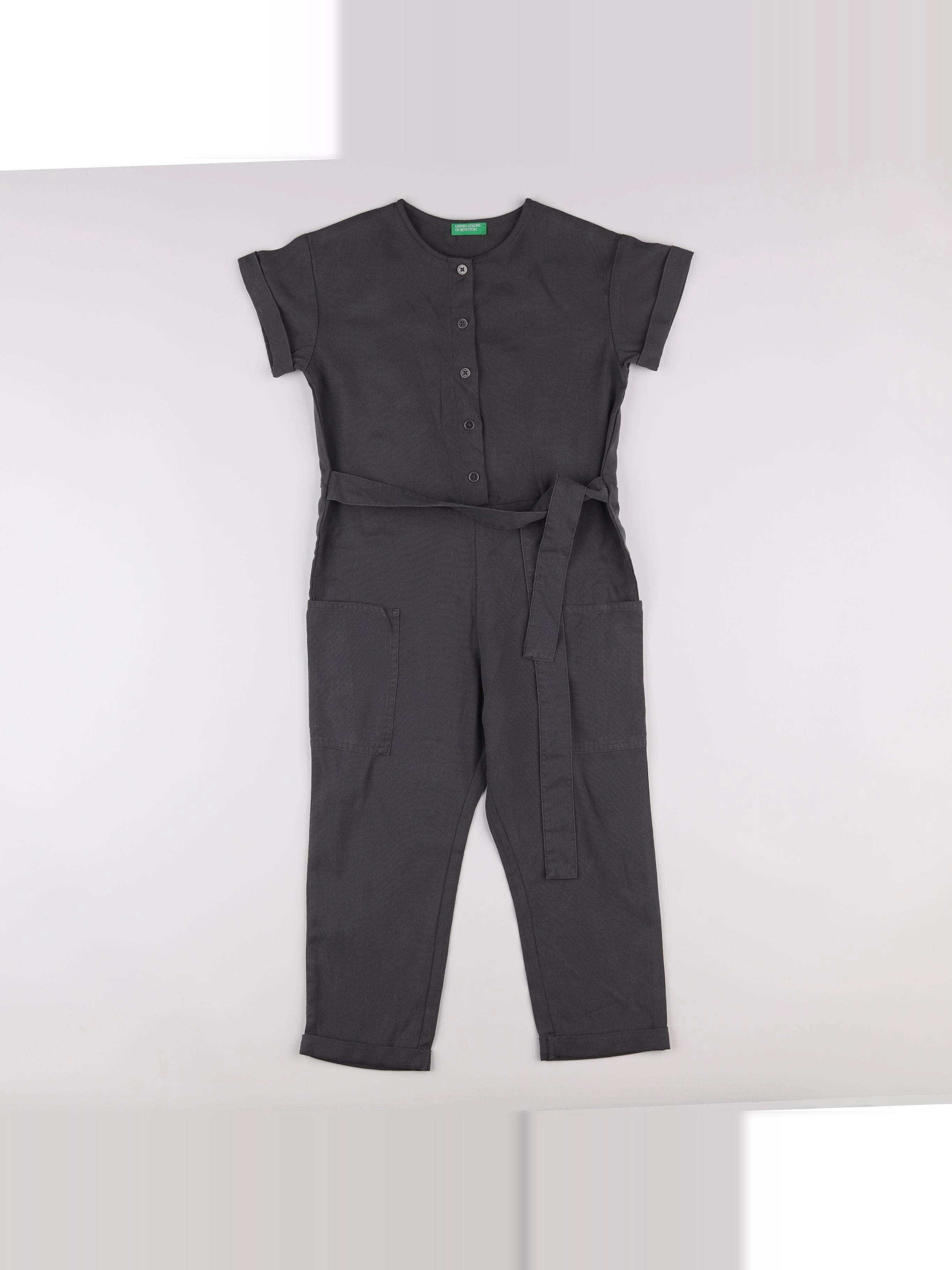 Benetton - combinaison gris - 6/7 ans