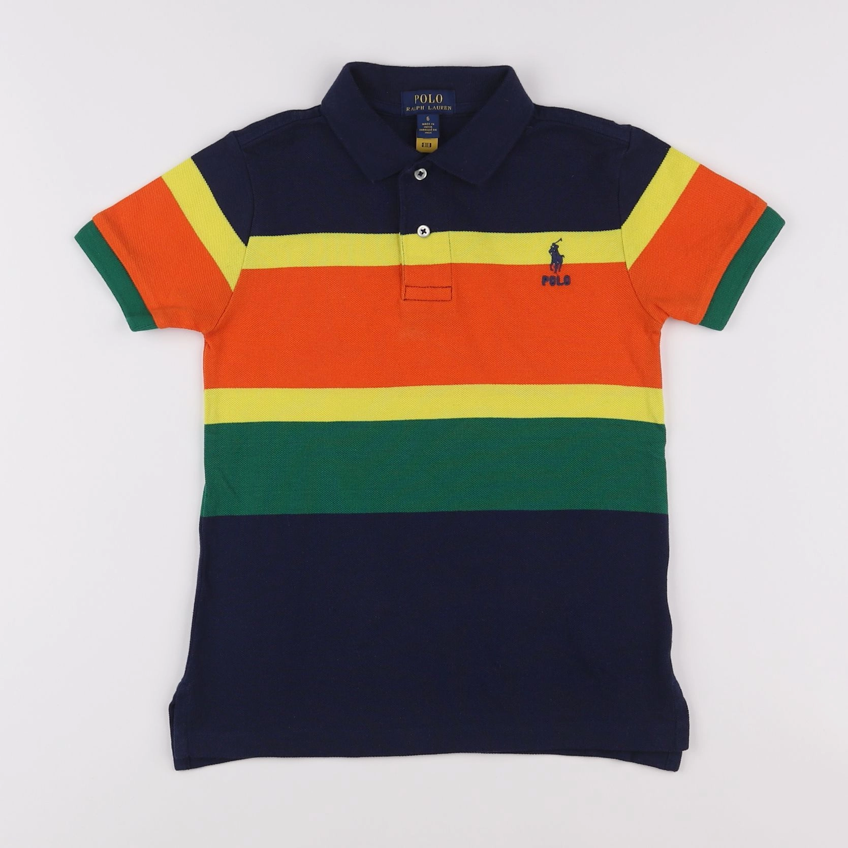 Ralph Lauren - polo multicolore - 6 ans