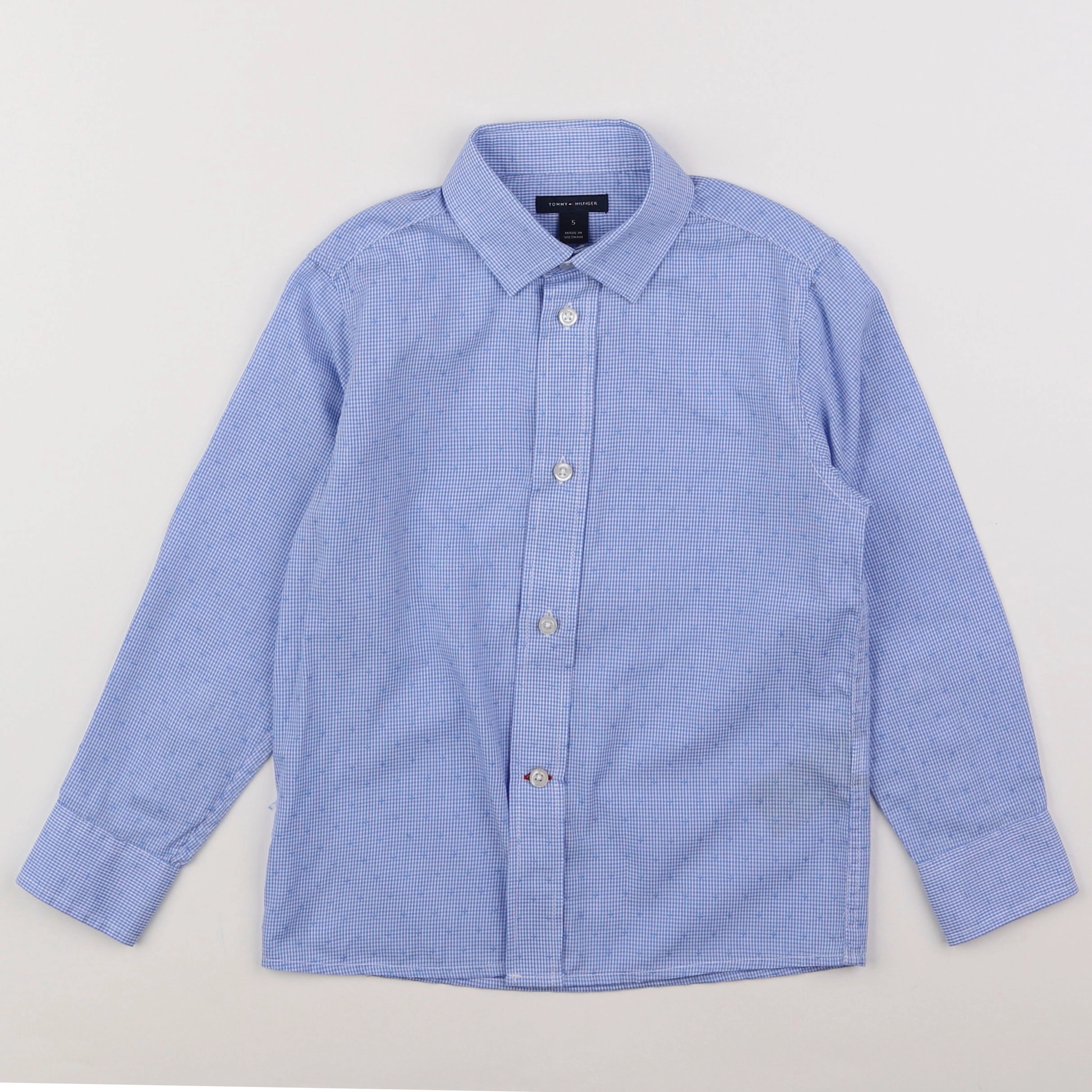 Tommy Hilfiger - chemise bleu - 5 ans