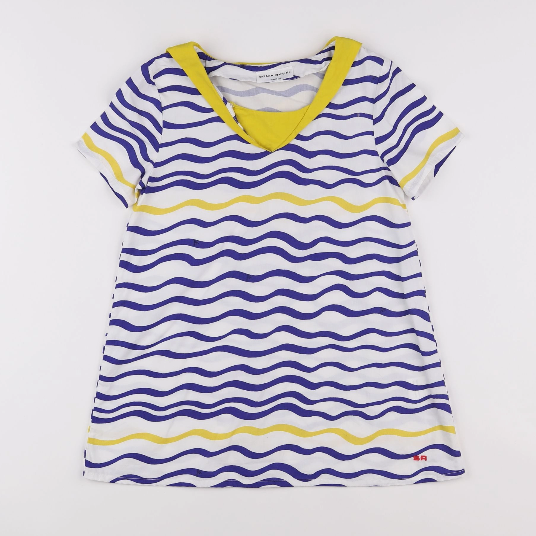 Sonia Rykiel - robe bleu, jaune - 6 ans