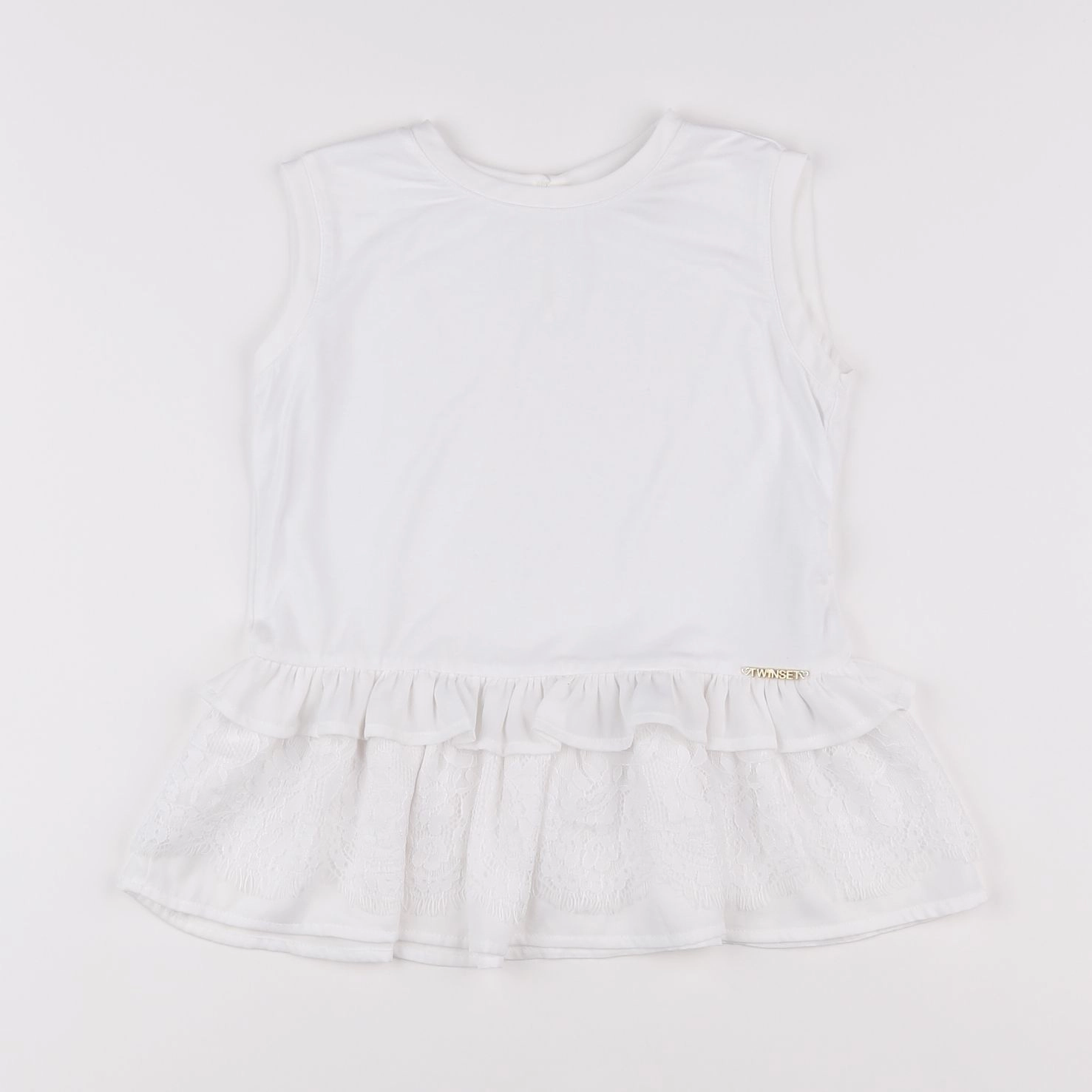 Twinset - tee-shirt blanc - 6 ans