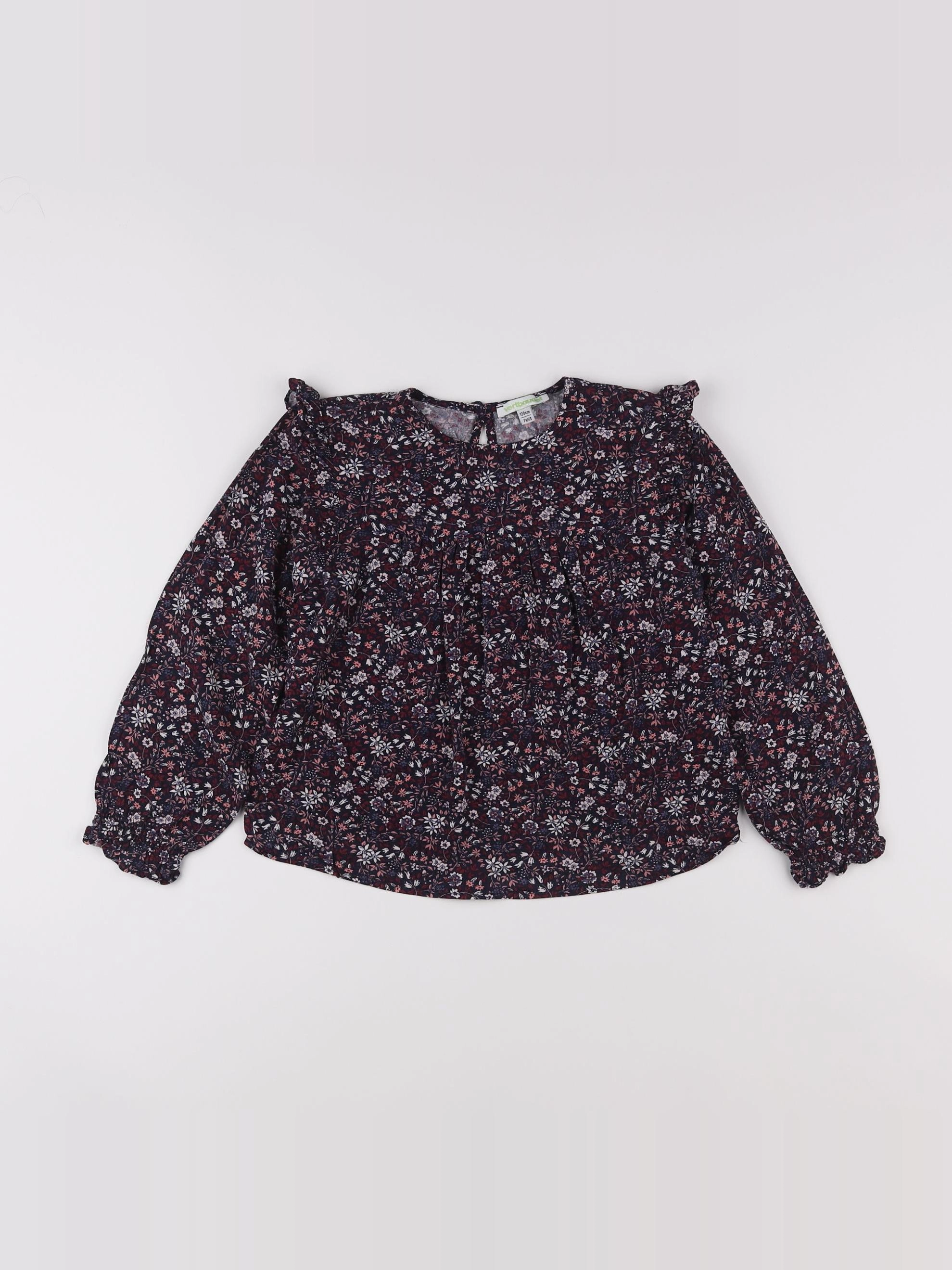 Vertbaudet - blouse rose - 7 ans