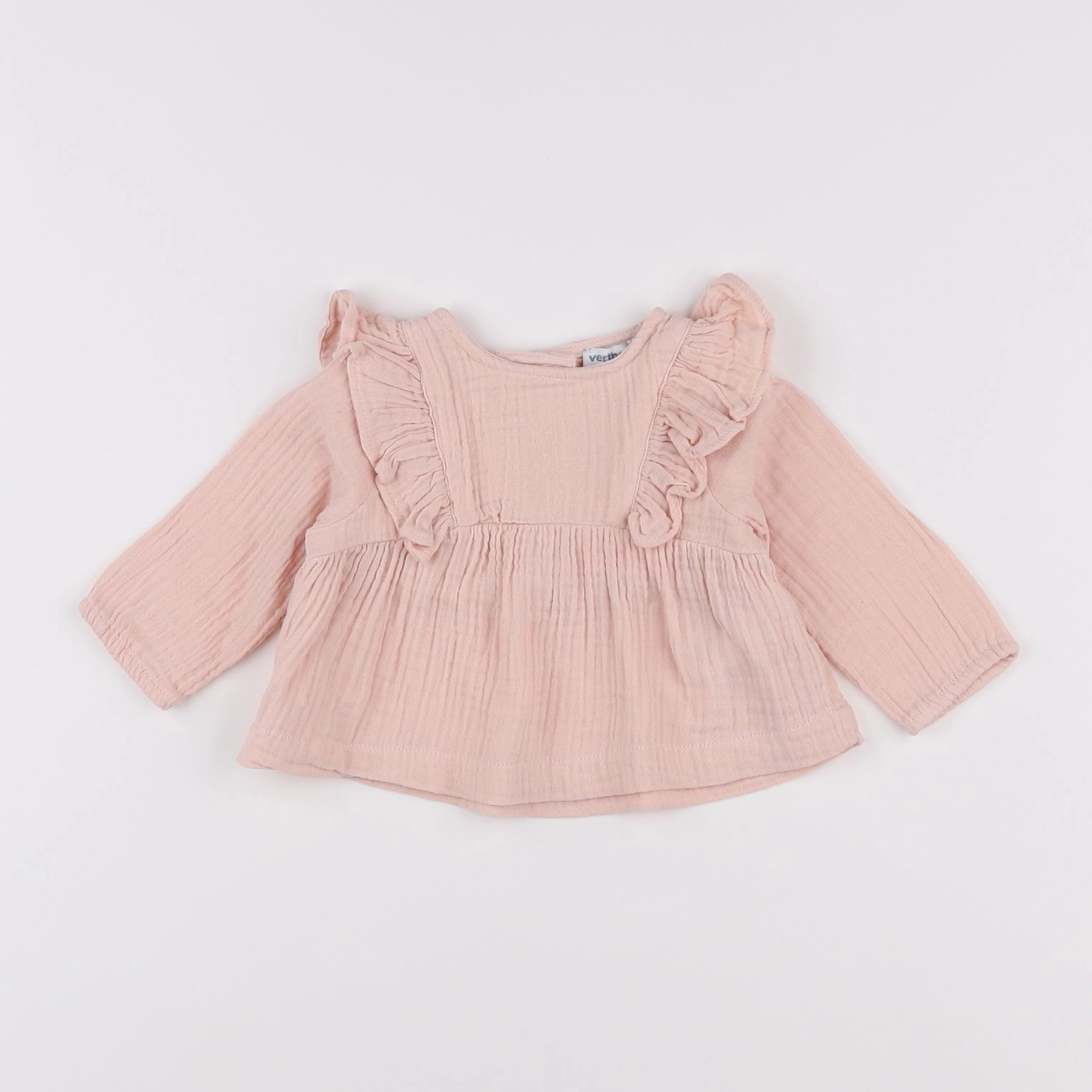 Vertbaudet - blouse rose - 3 mois