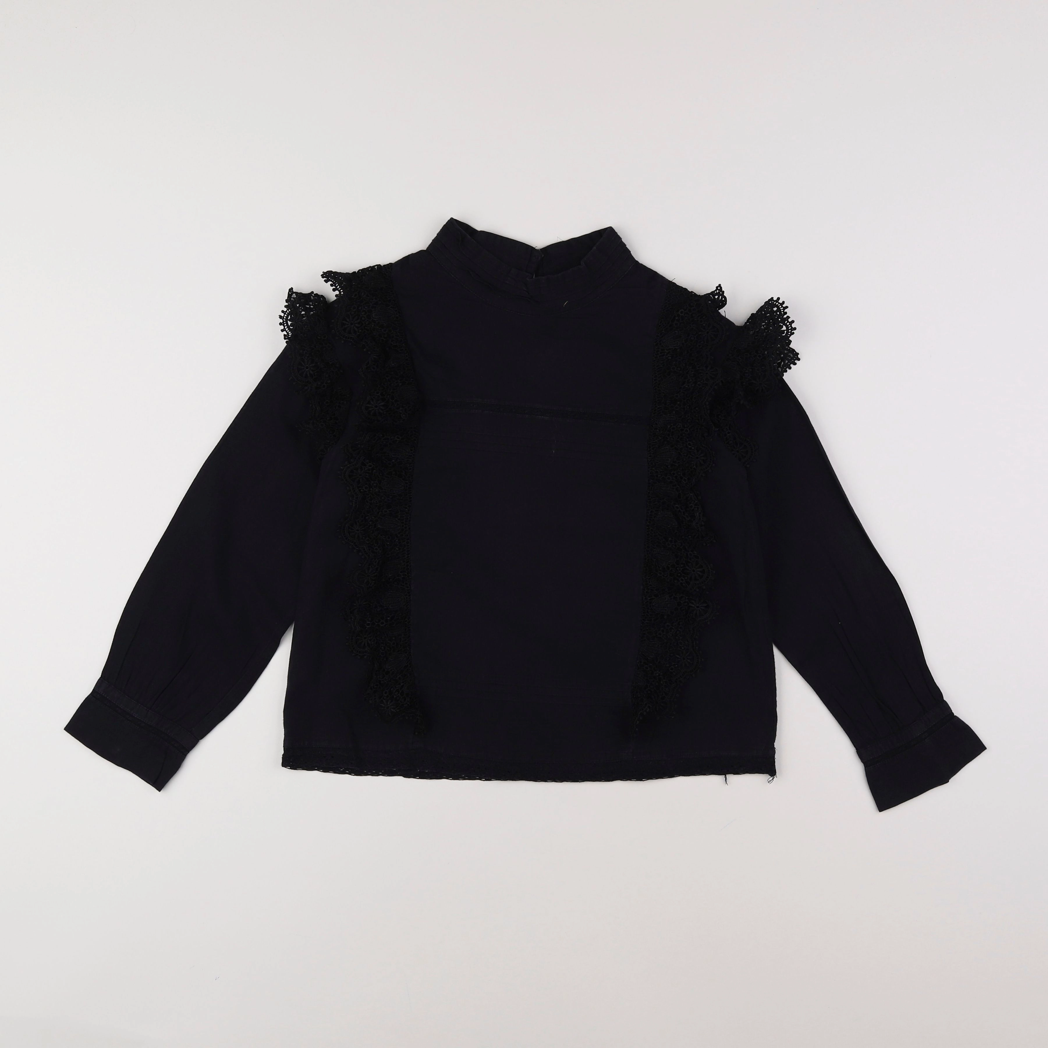 Zadig & Voltaire - blouse noir - 7/8 ans