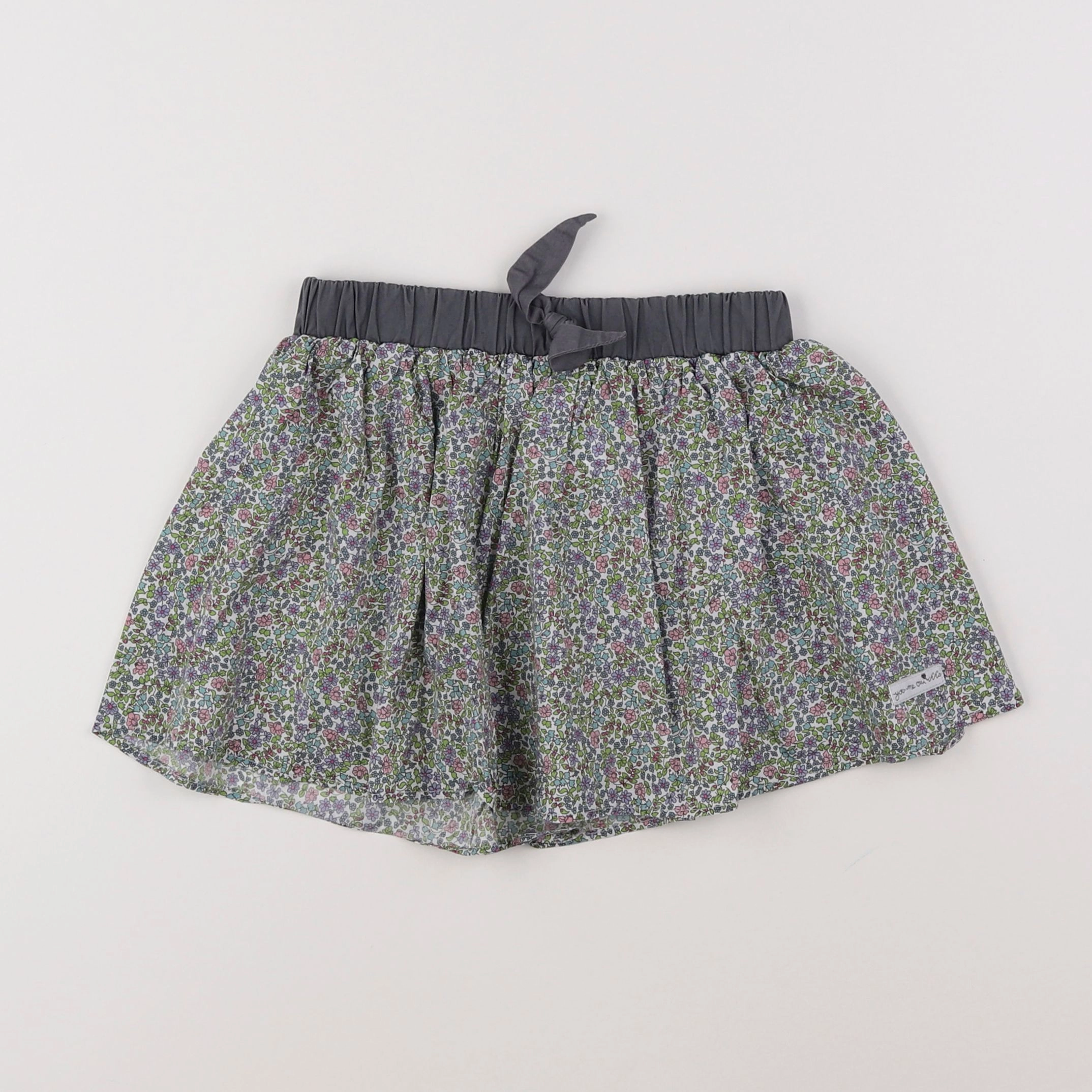 IKKS - jupe gris, vert, rose - 5 ans
