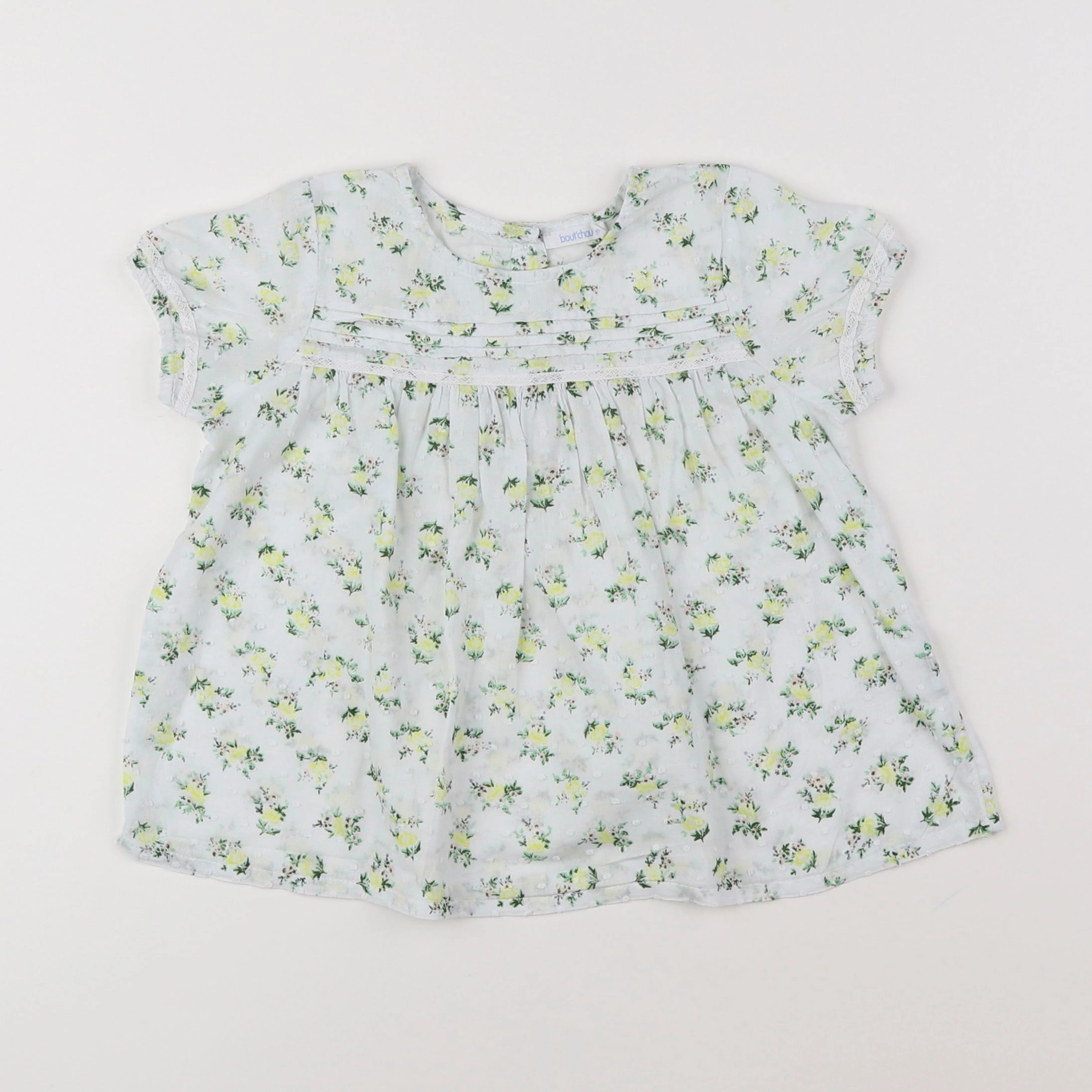 Boutchou - blouse blanc - 2 ans